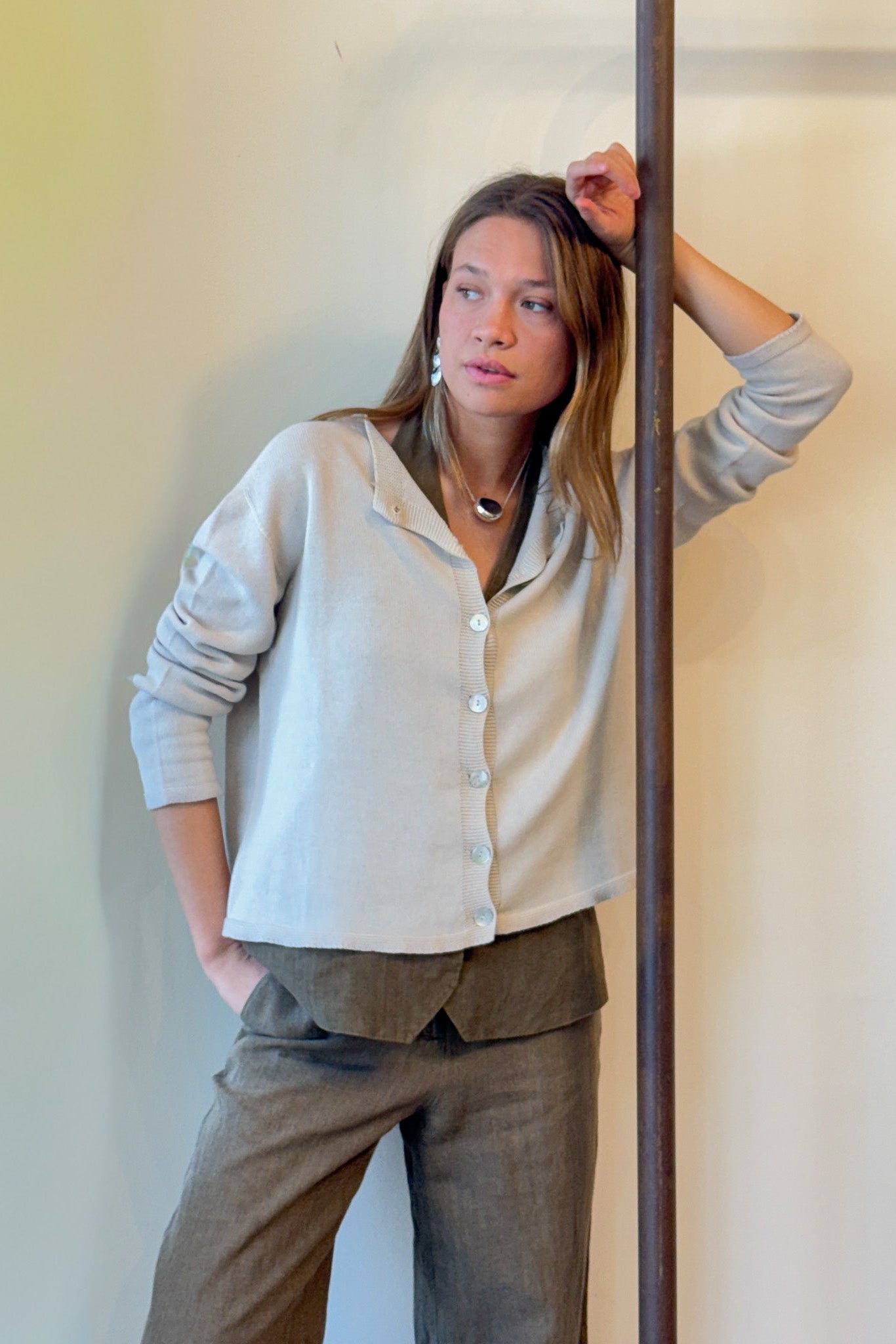 Chaleco Algodón Sienna Beige