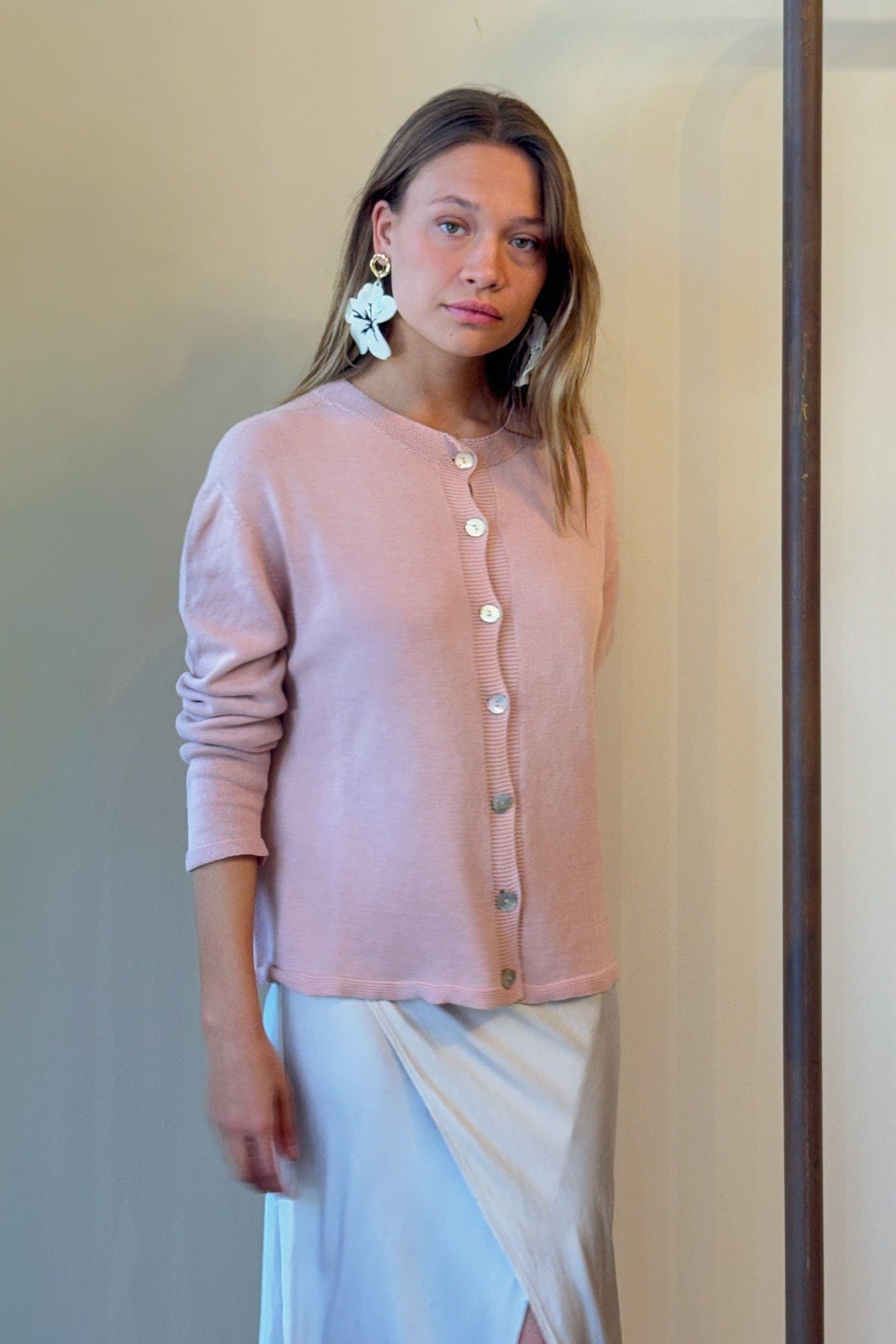 Chaleco Algodón Sienna Palo Rosa