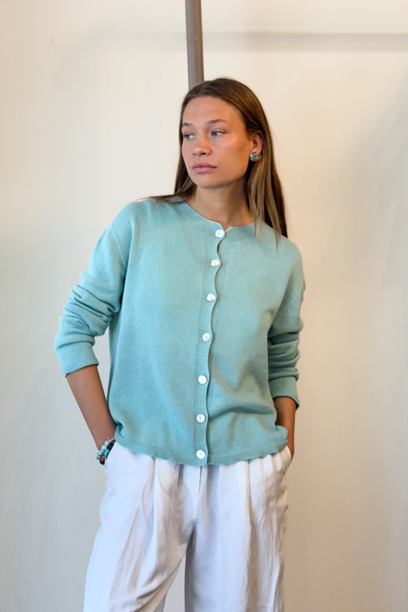 Chaleco Algodón Sienna Menta