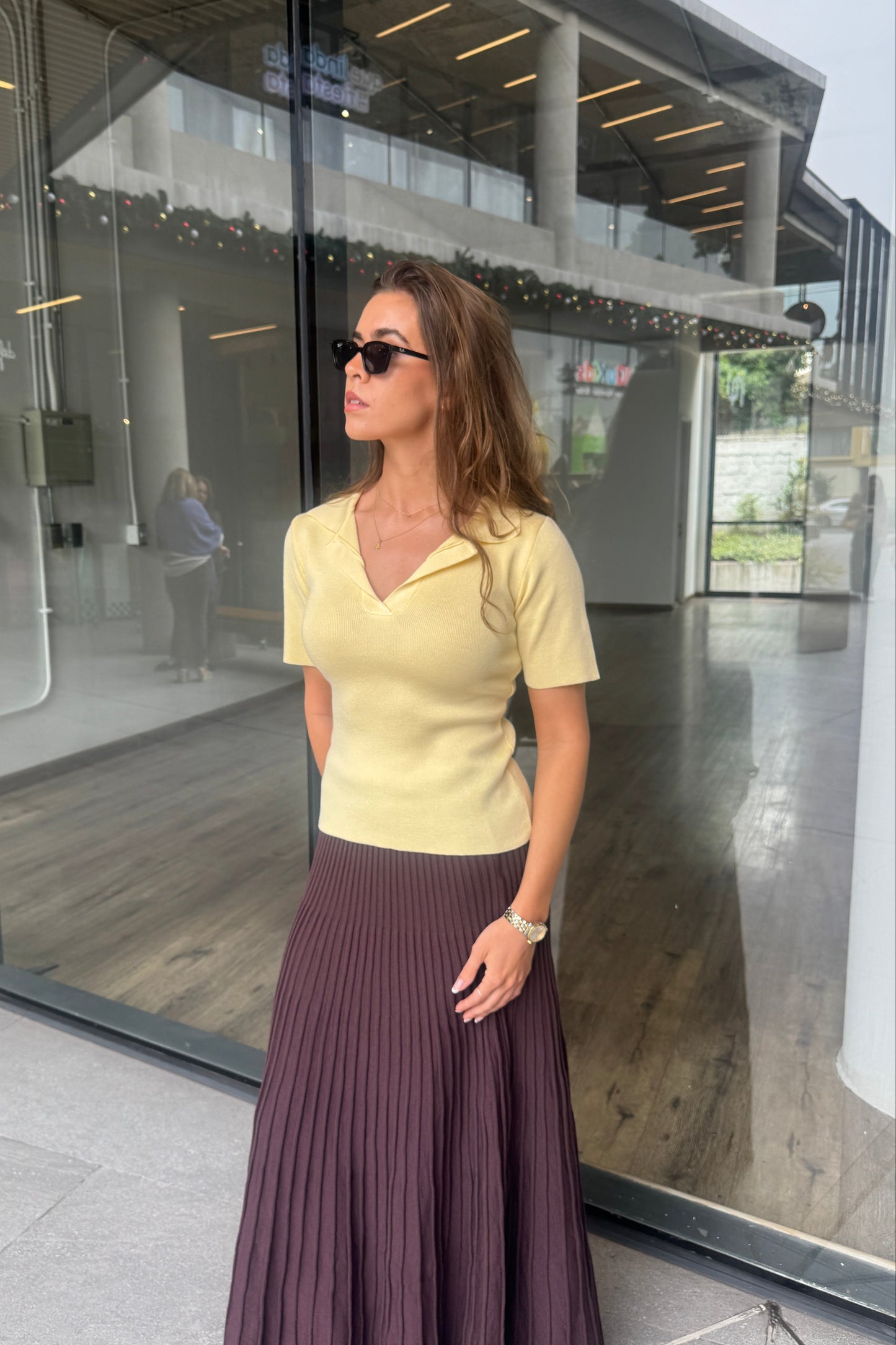 Conjunto Antonella Susana Mantequilla y Café Moro