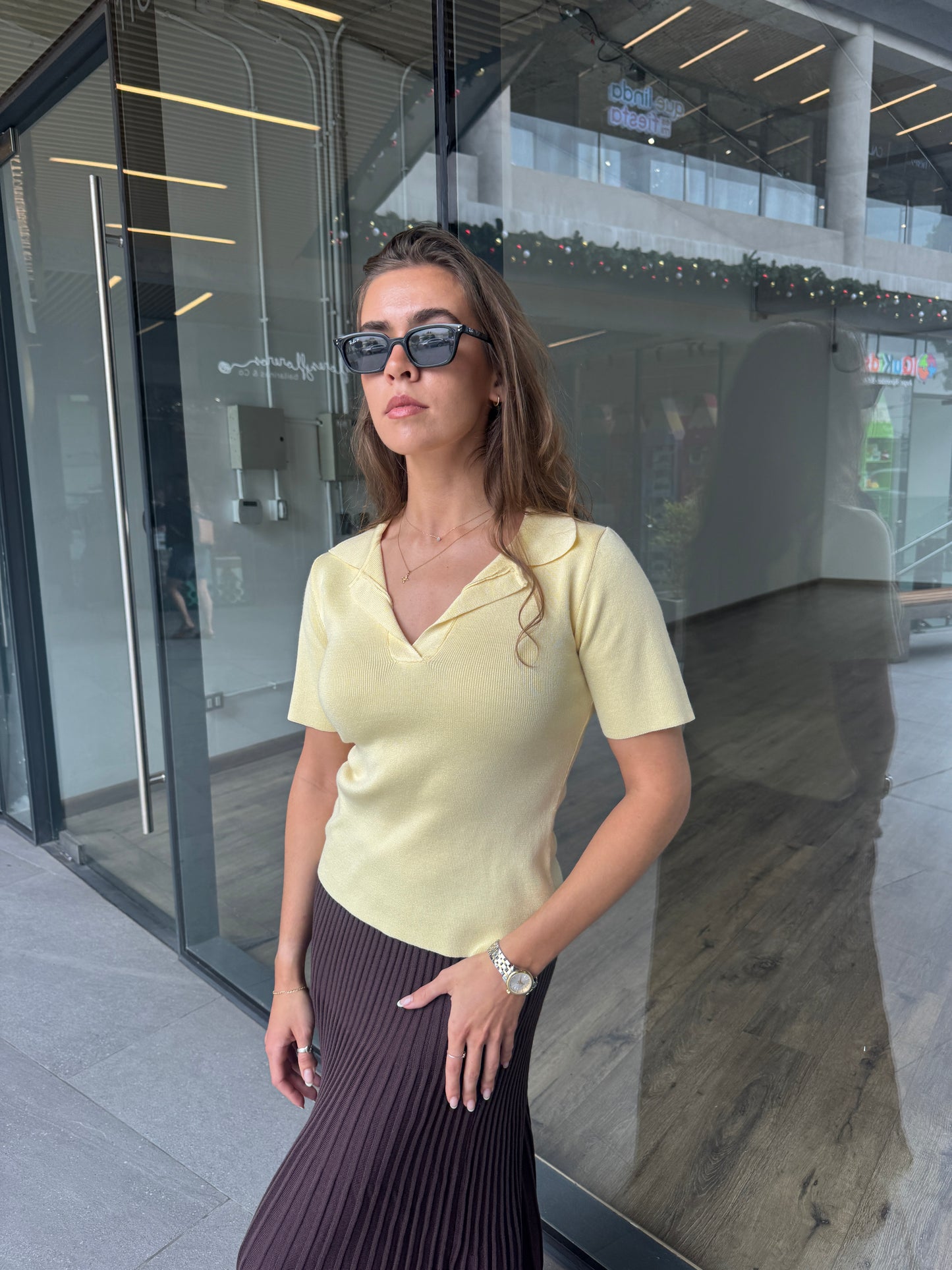 Conjunto Antonella Susana Mantequilla y Café Moro