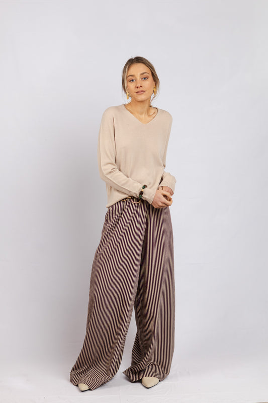 Sweater Lana Fina Leonora Beige