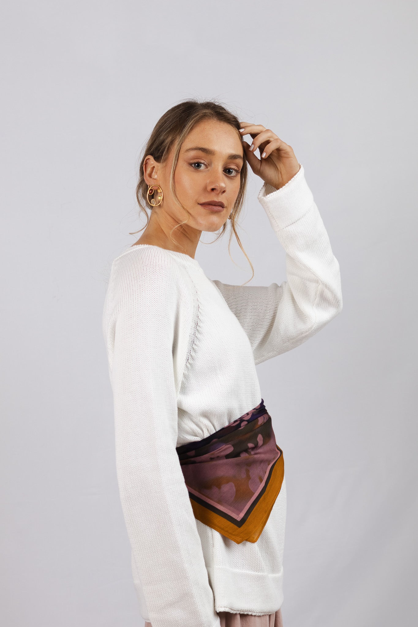 Sweater Algodón Niki Blanco