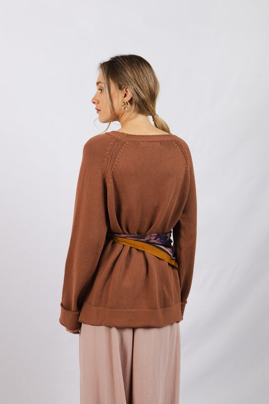 Sweater Algodón Niki Moka