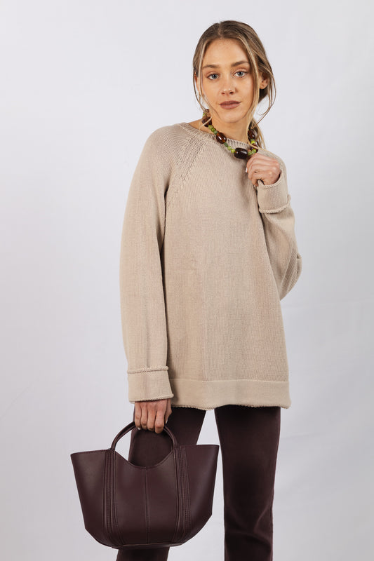 Sweater Algodón Niki Beige