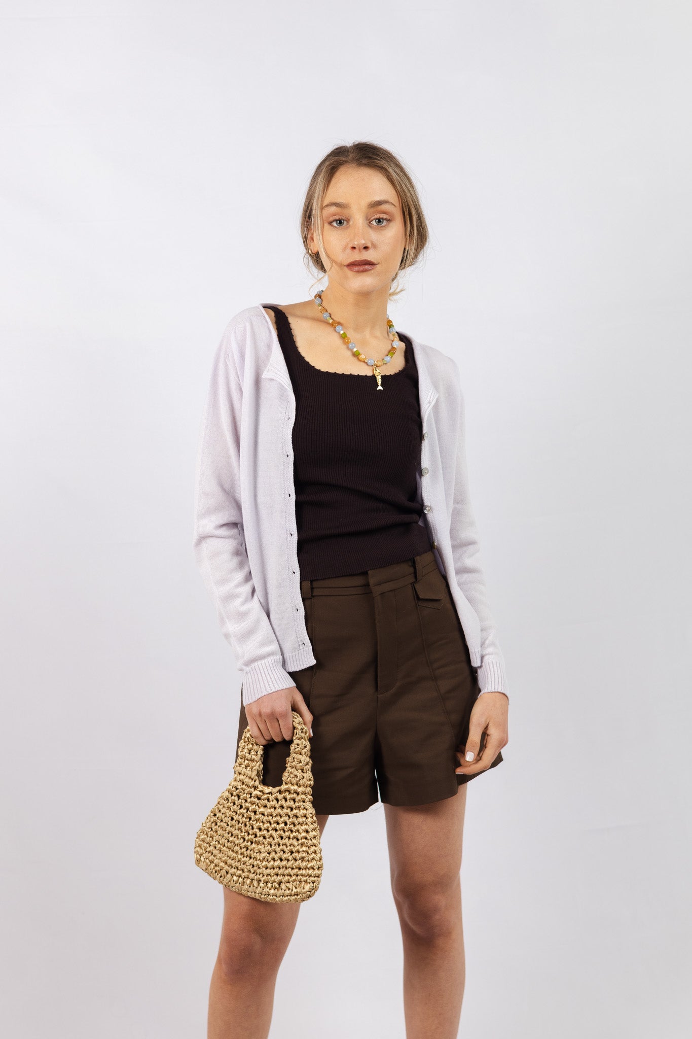 Chaleco Lana fina Adriana Baby Lila