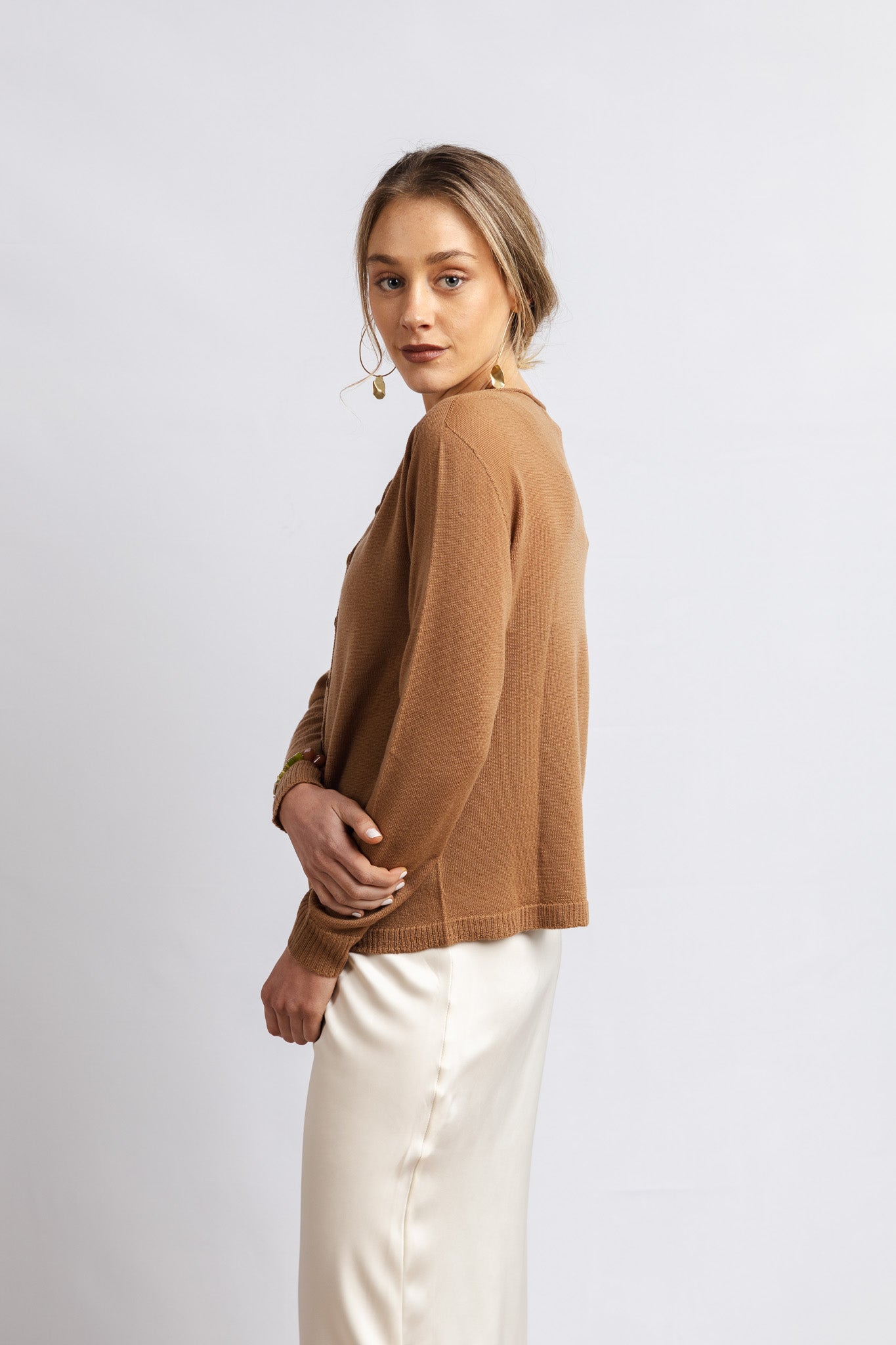 Chaleco Lana Fina Adriana Moka