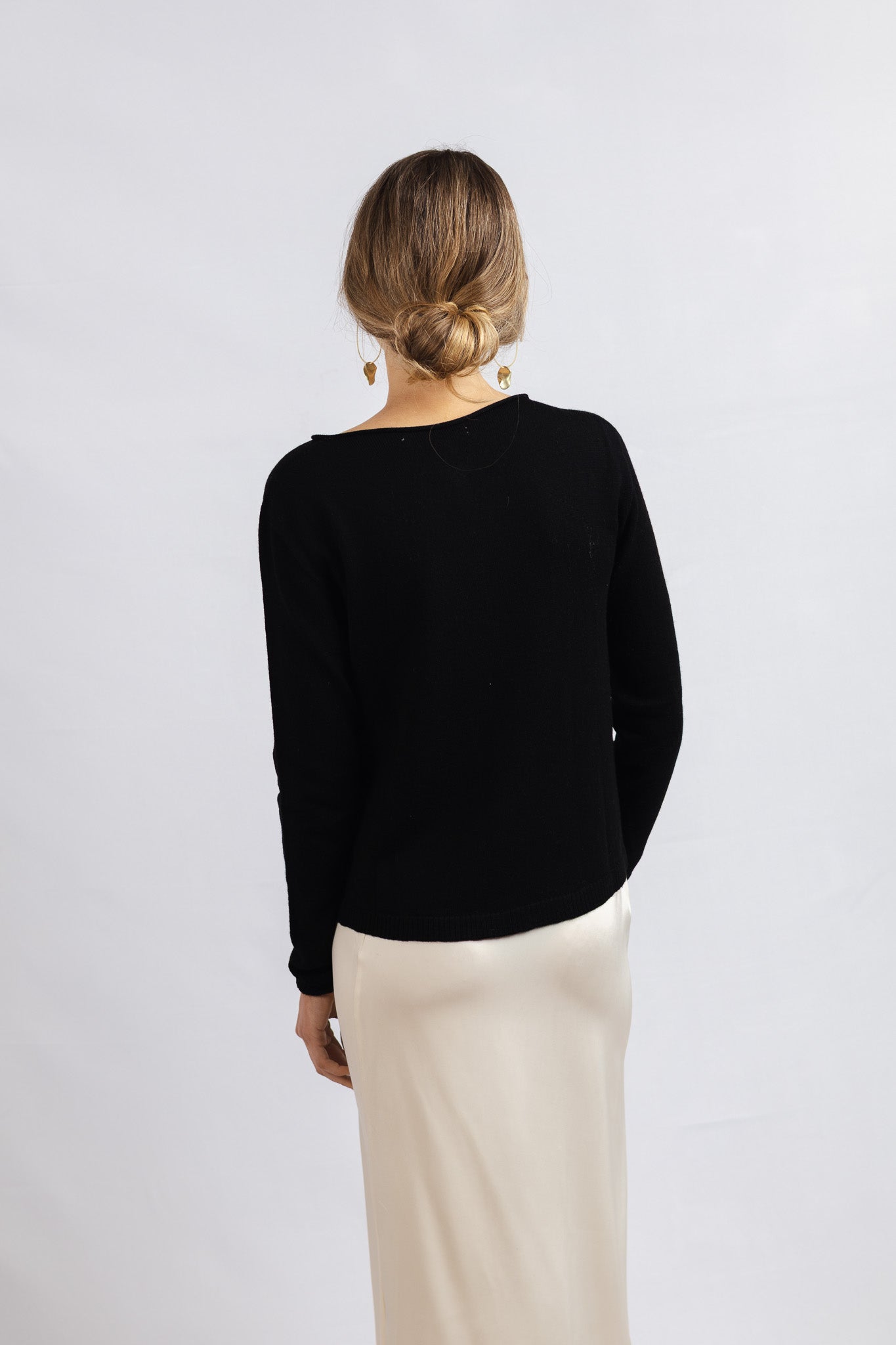 Chaleco Lana fina Adriana Negro