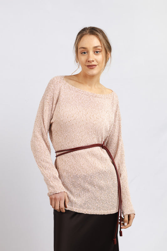 Sweater Algodón Olivia Rosado