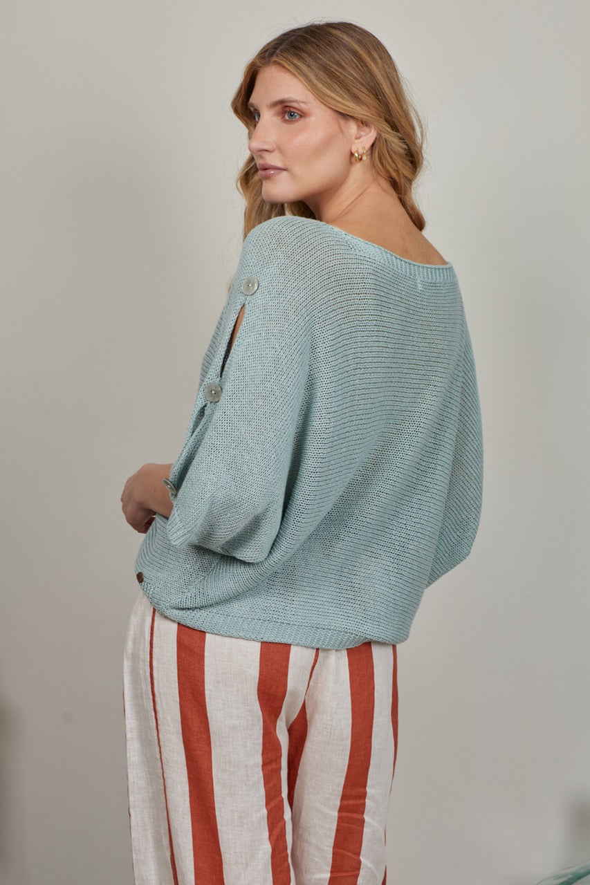 Sweater Algodón Isola Celeste