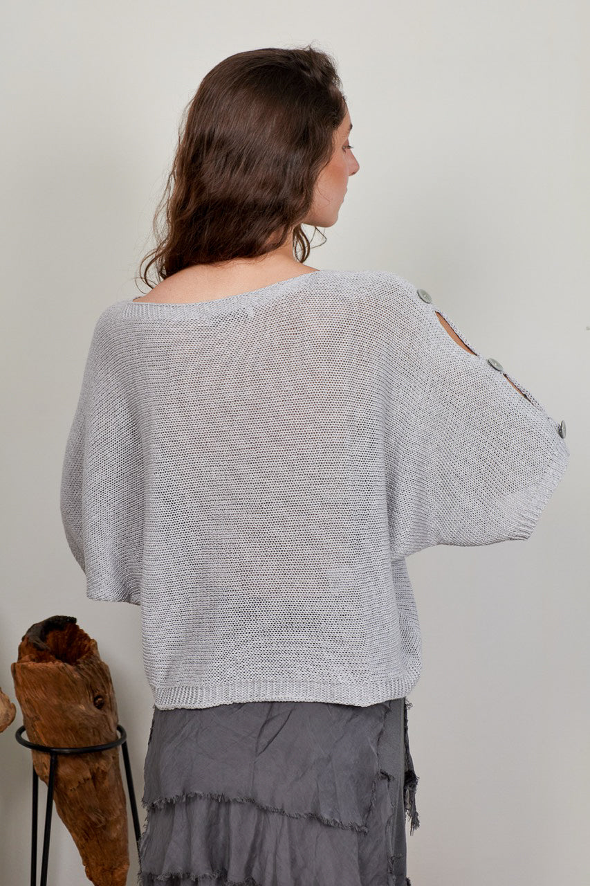 Sweater Algodón Isola Gris