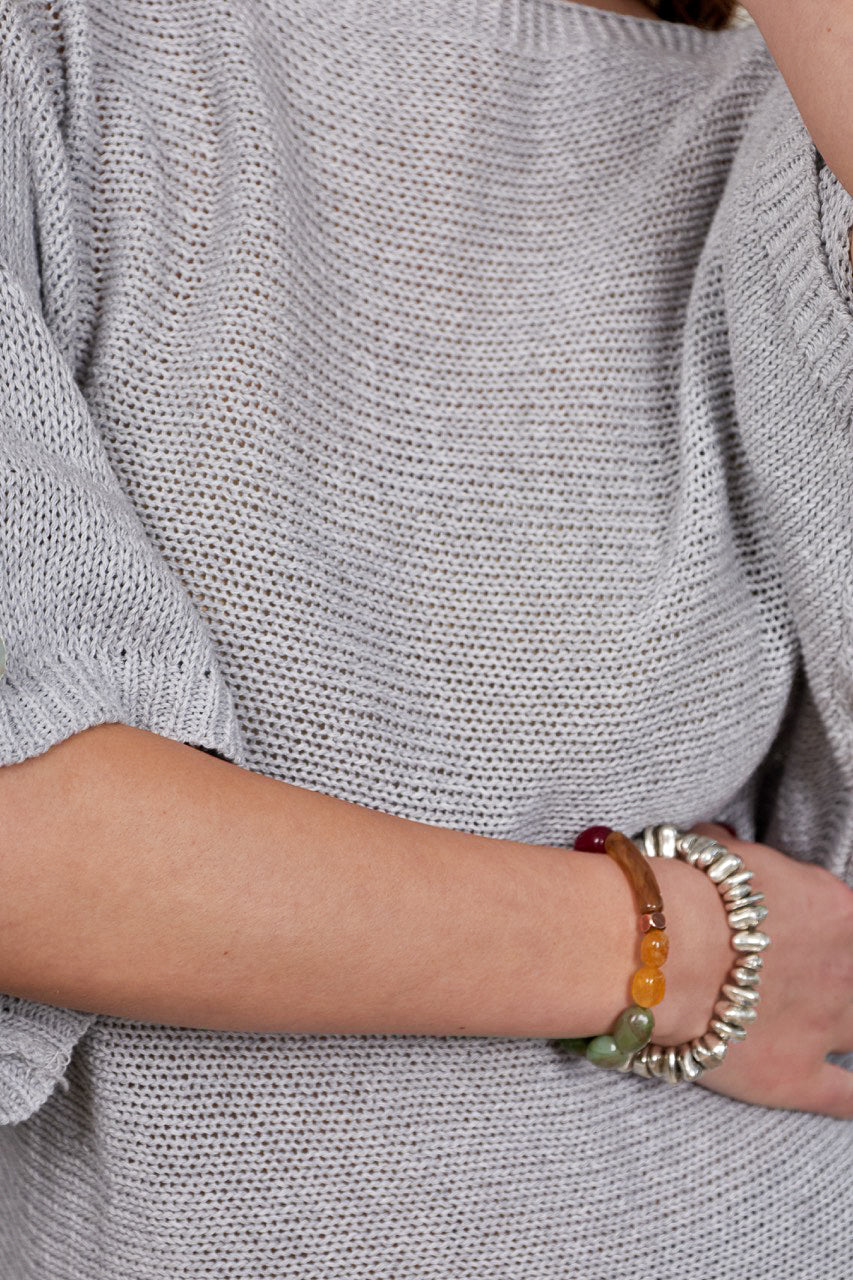 Sweater Algodón Isola Gris