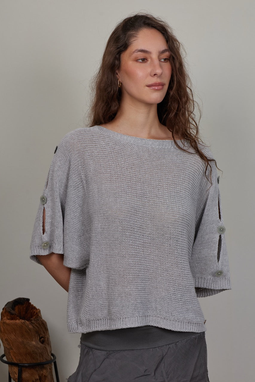 Sweater Algodón Isola Gris