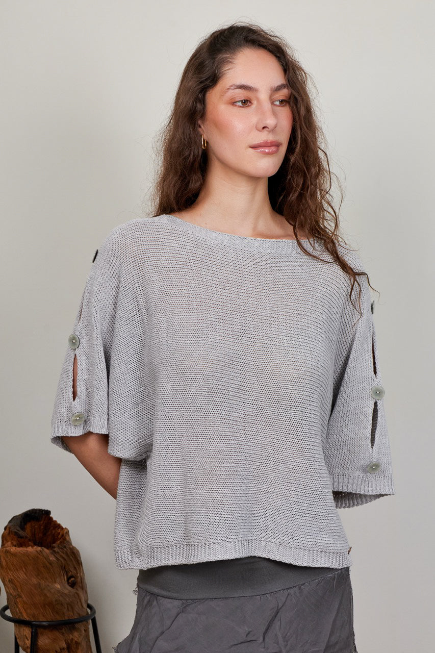 Sweater Algodón Isola Gris