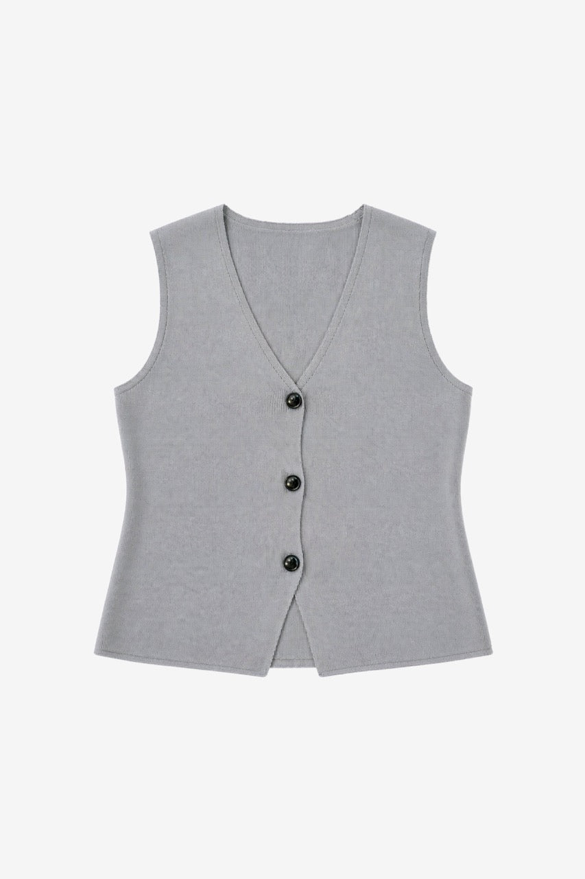 Vest Viscosa Algot Gris