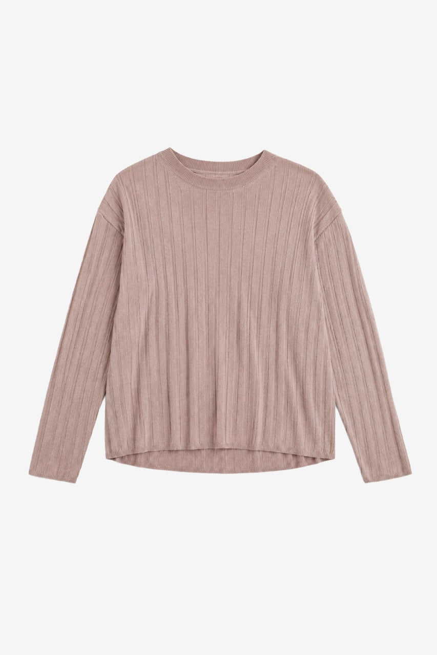 Sweater Lana y Cashmere Runa Beige