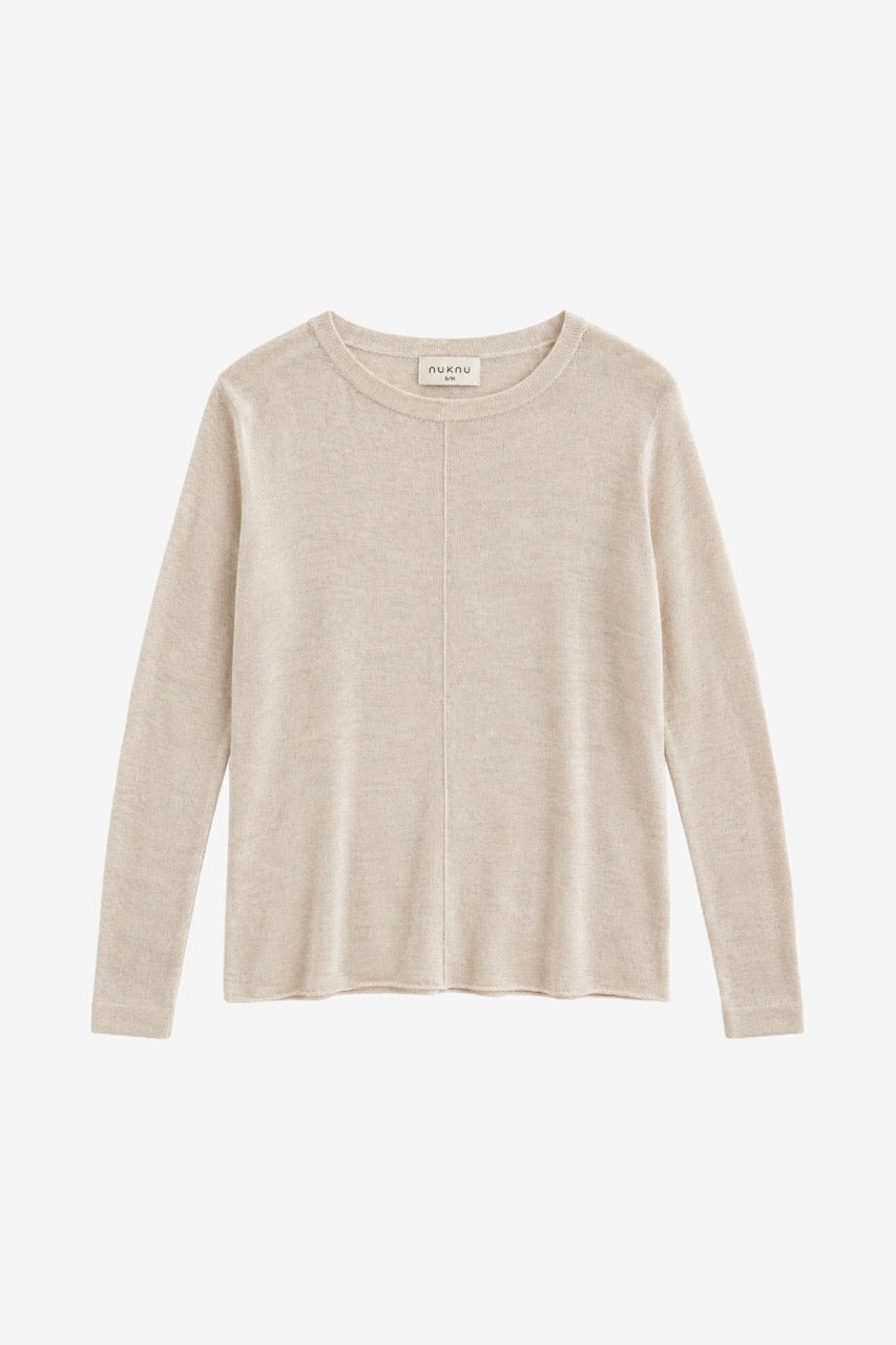 Sweater Lana y Cashmere Torino Crudo
