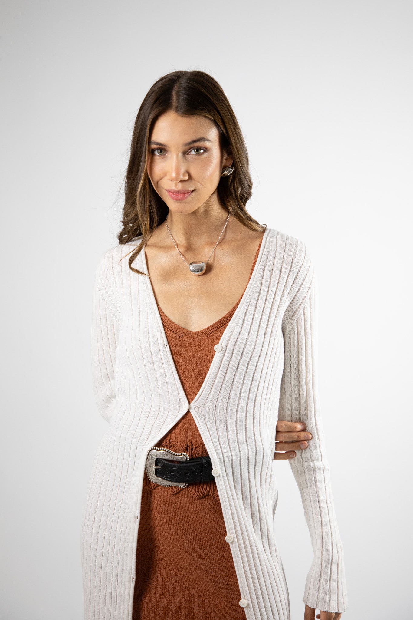 Tapado Largo Algodón Katiuska Blanco