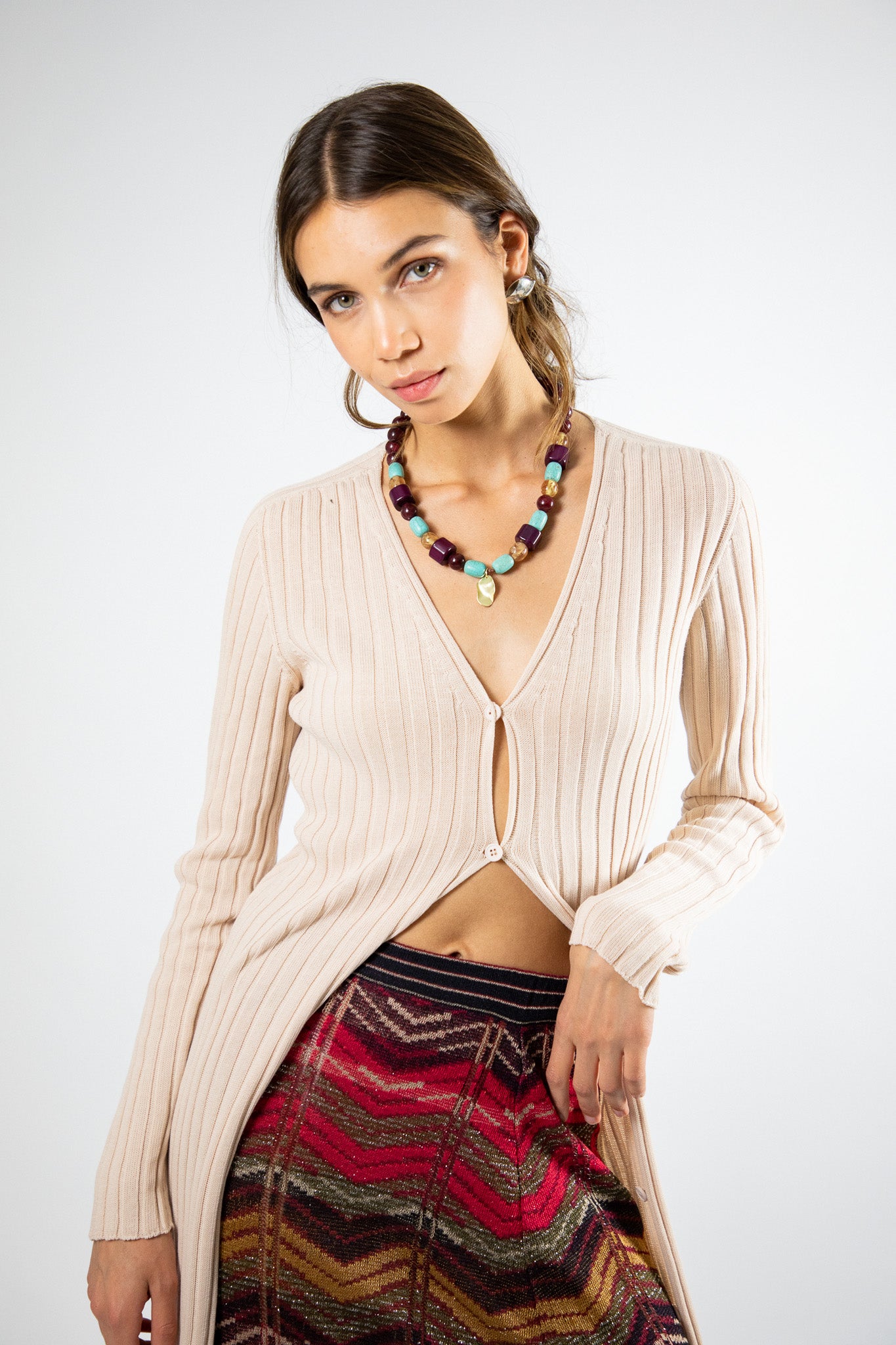 Tapado Largo Algodón Katiuska Beige