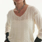 Sweater Mohair Kristine Blanco