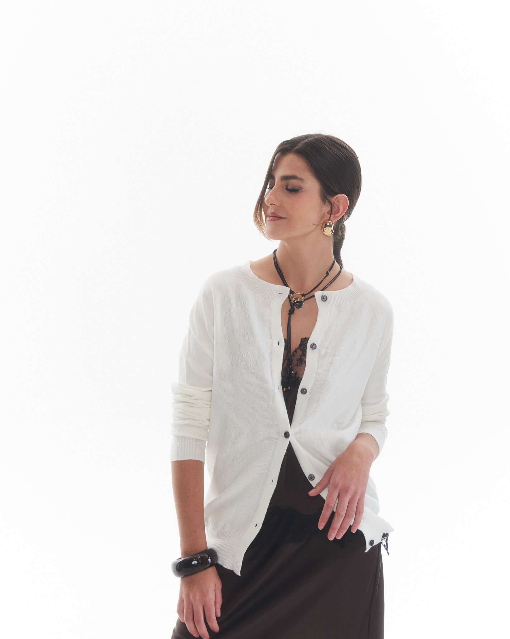 Chaleco Cashmere Lilo Blanco