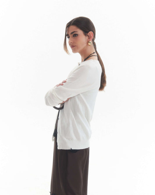 Chaleco Cashmere Lilo Blanco