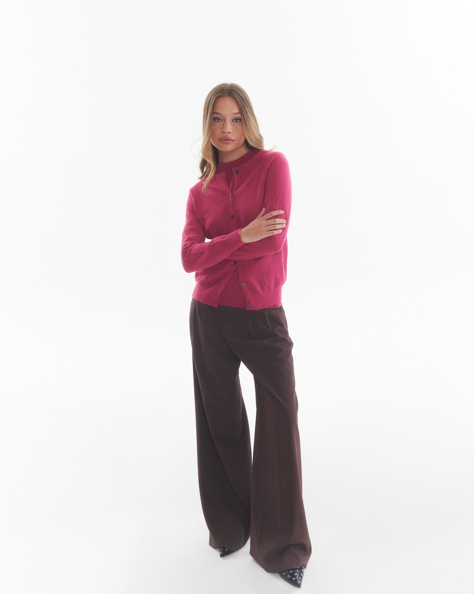 Chaleco Cashmere Lilo Frambuesa