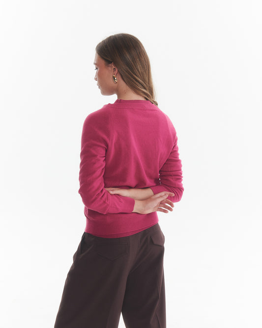 Chaleco Cashmere Lilo Frambuesa