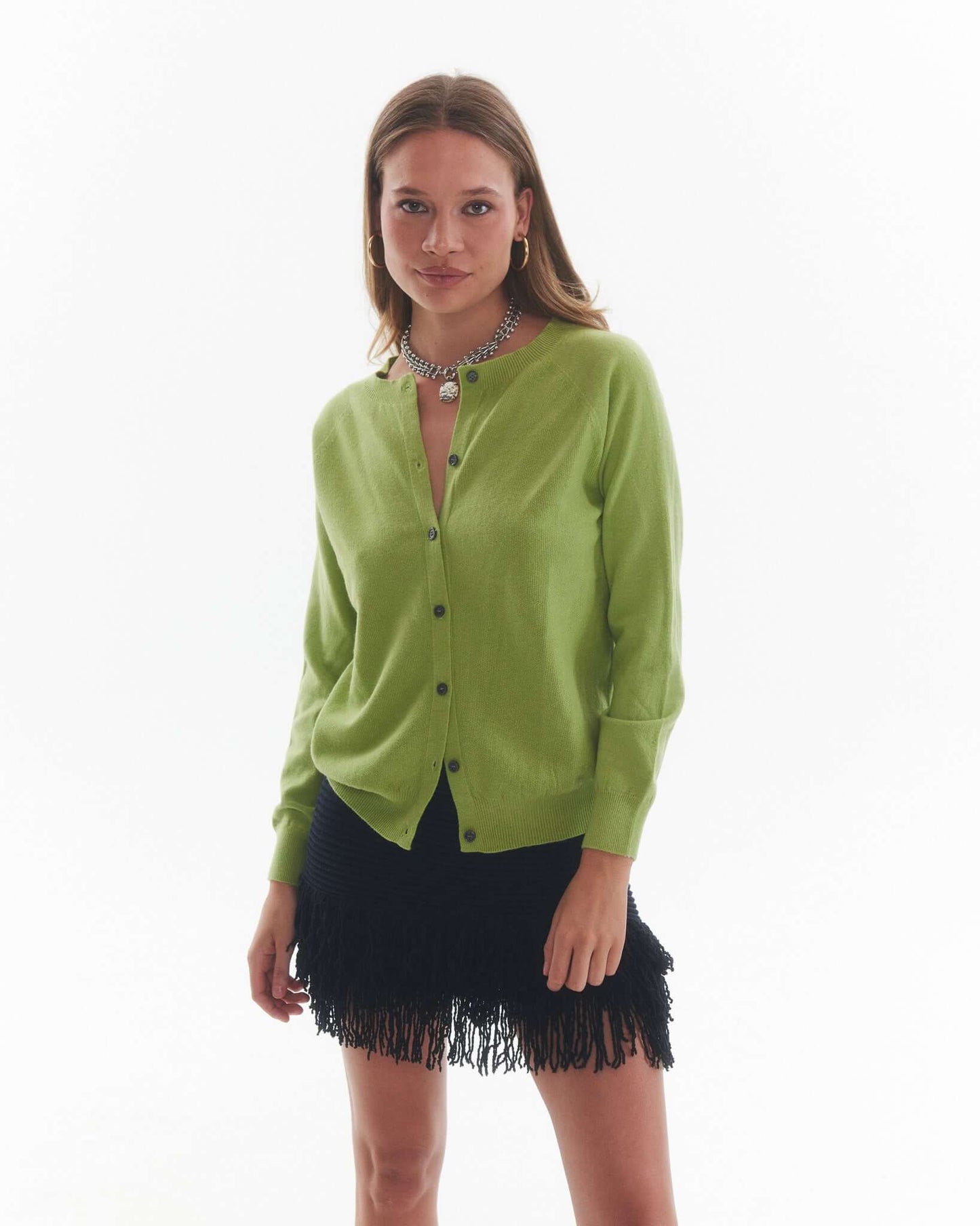 Chaleco Cashmere Lilo Verde Limón