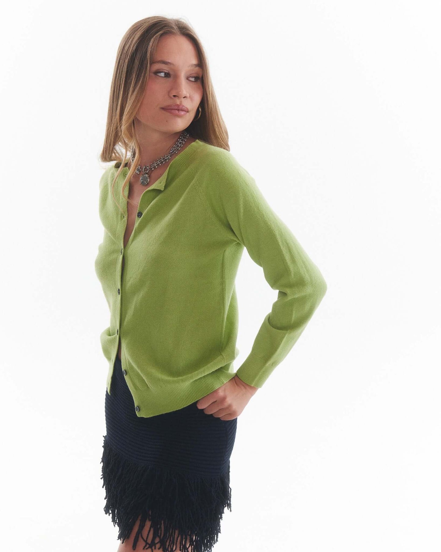 Chaleco Cashmere Lilo Verde Limón