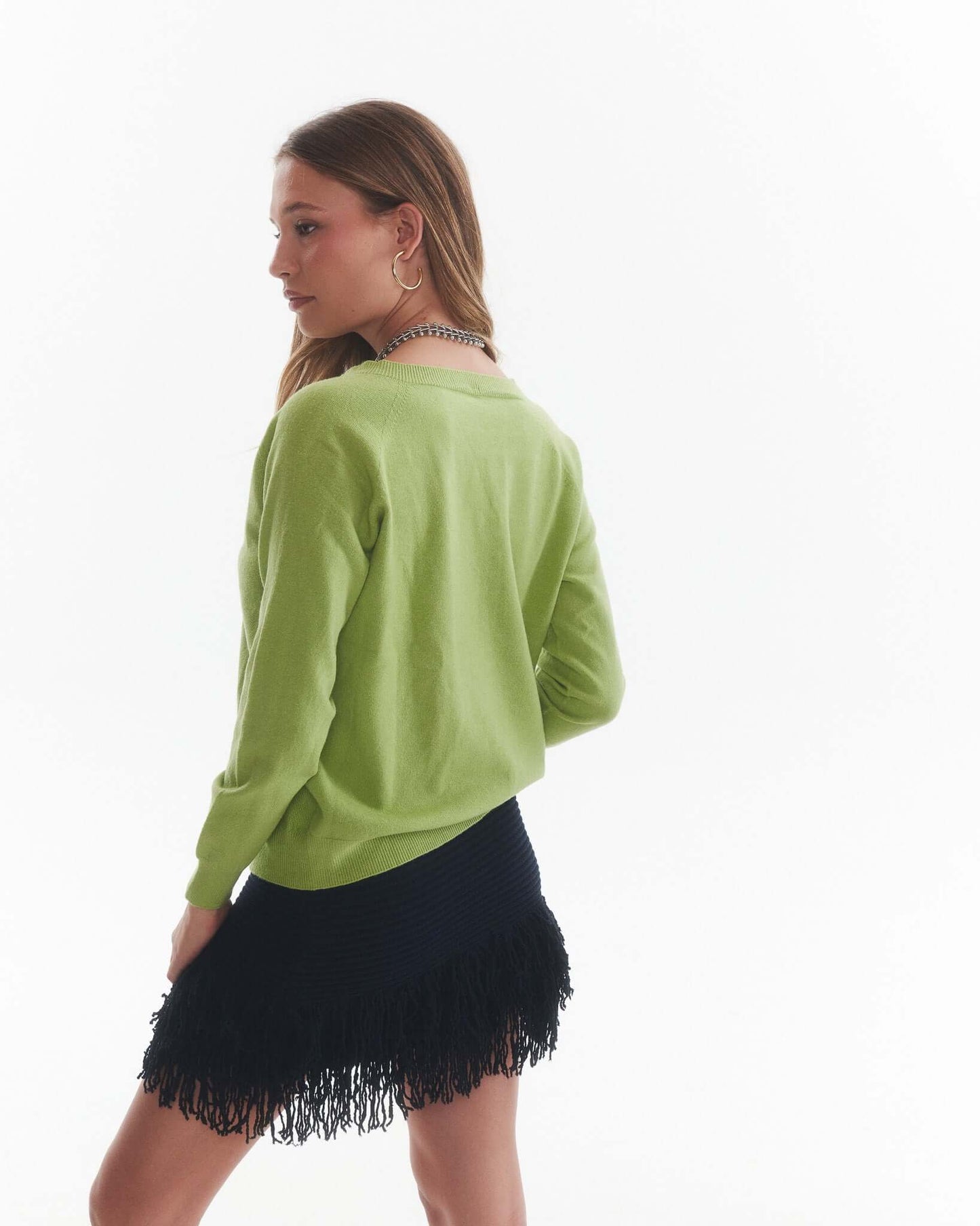 Chaleco Cashmere Lilo Verde Limón