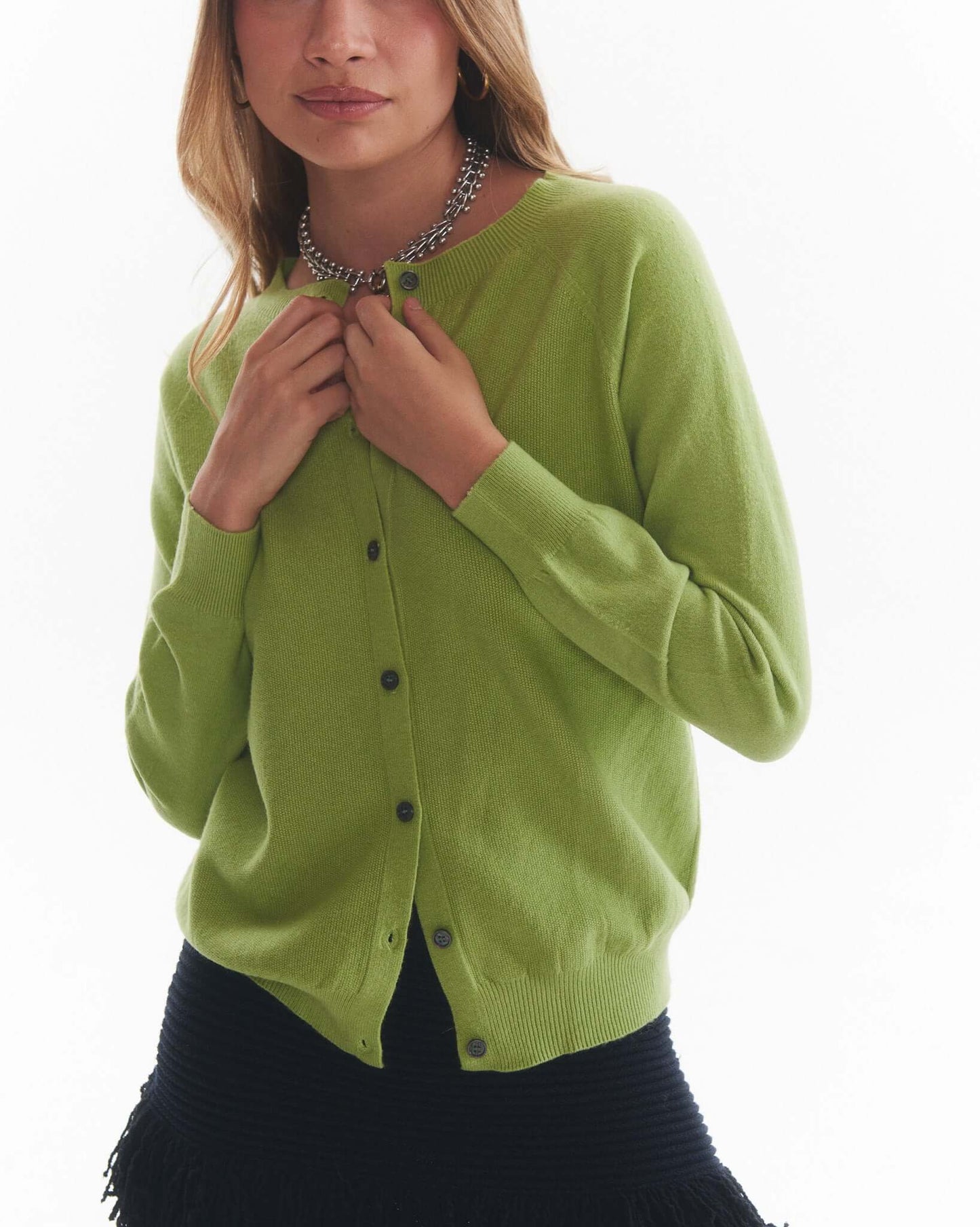 Chaleco Cashmere Lilo Verde Limón