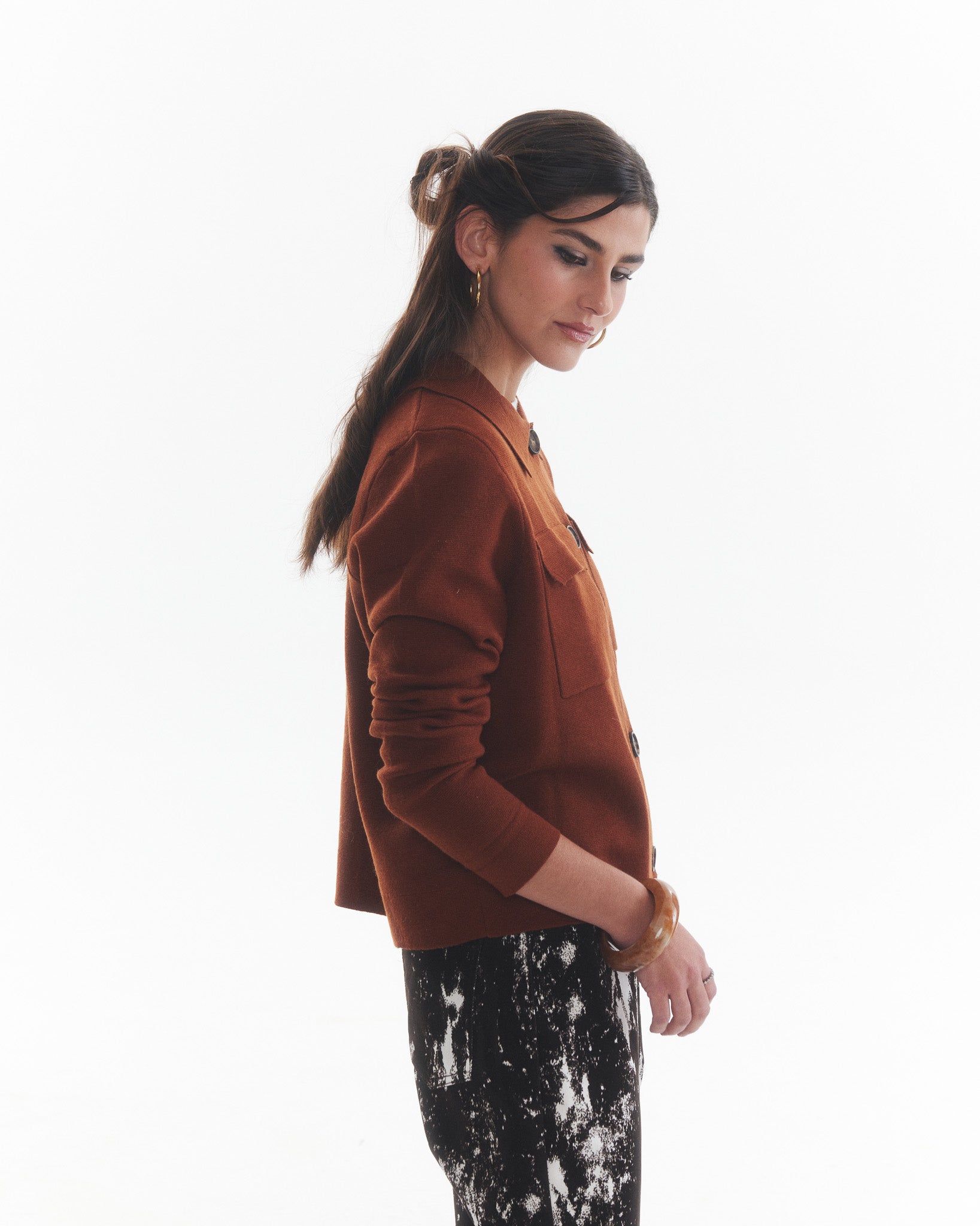 Chaqueta Lana Linnea Caramelo