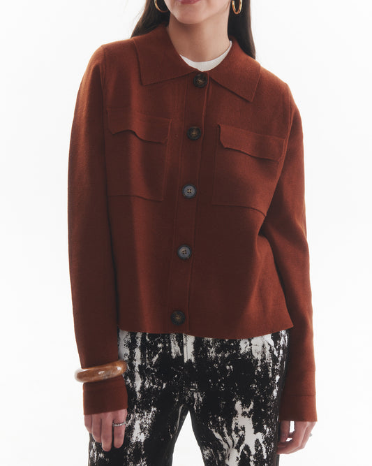 Chaqueta Lana Linnea Caramelo