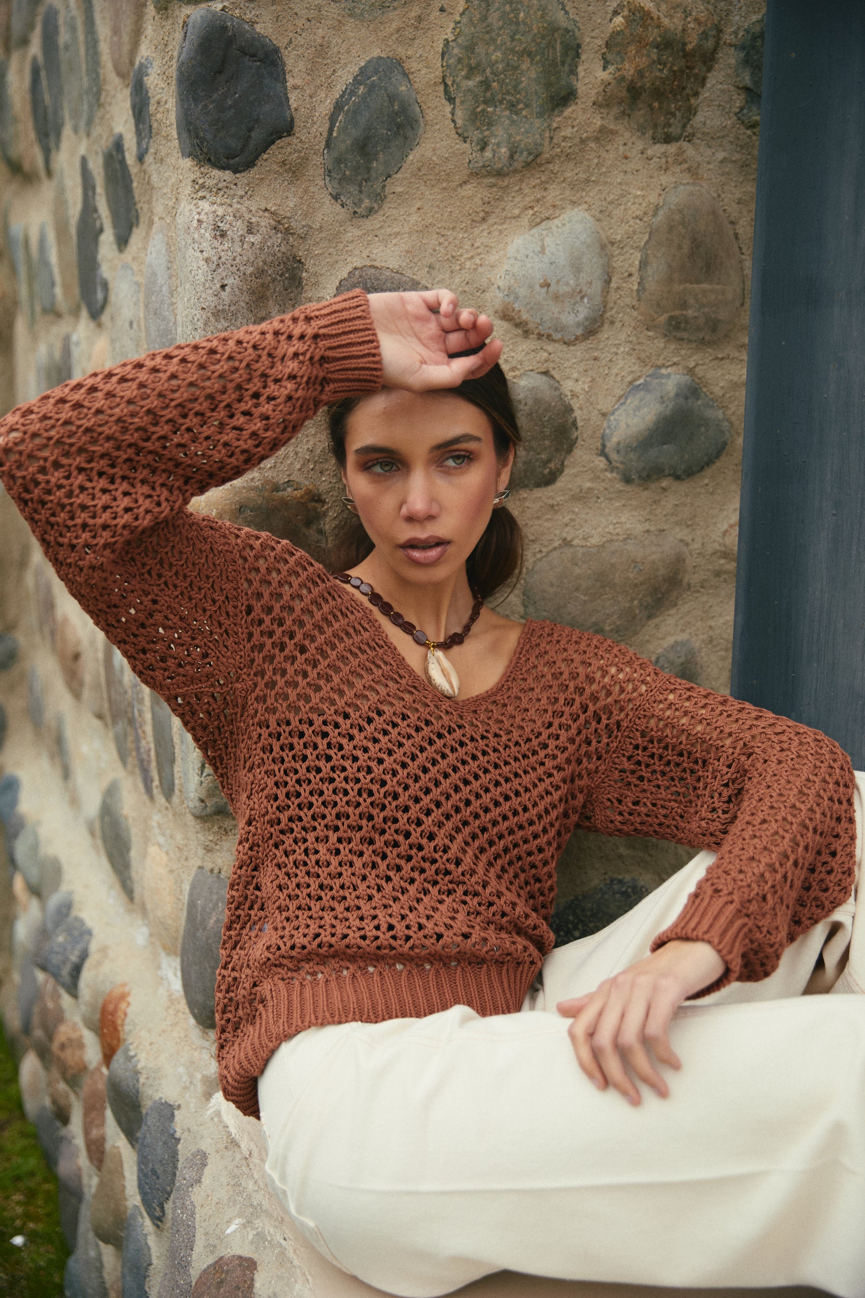 Sweater Algodón Jovi Moka