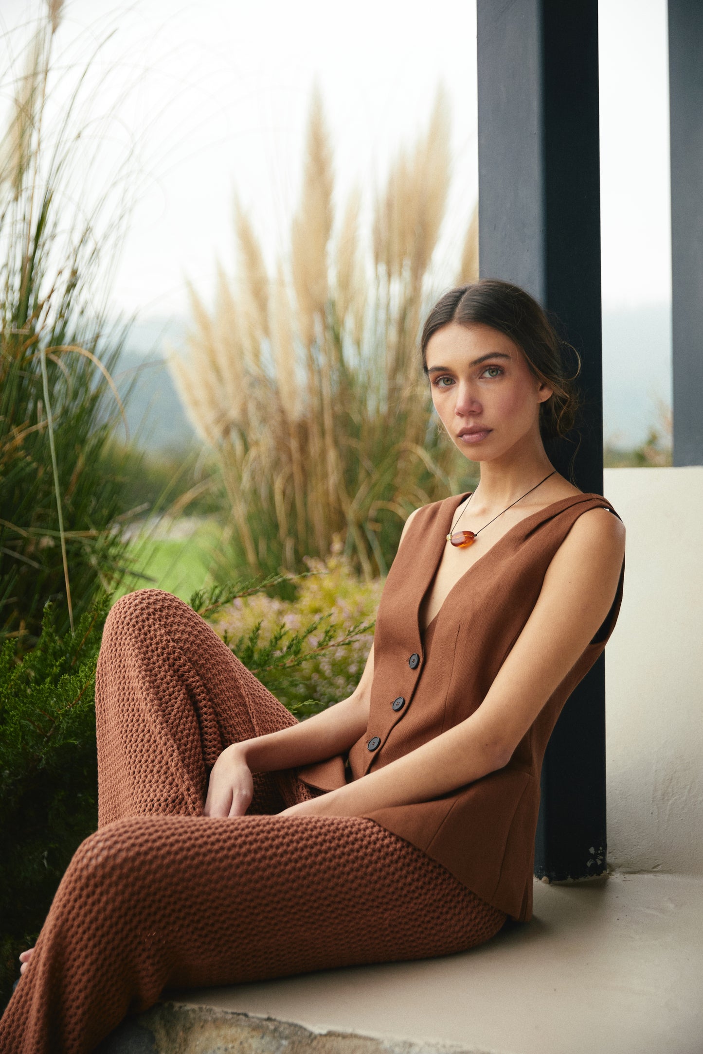 Pantalón Calado Penelope Moka