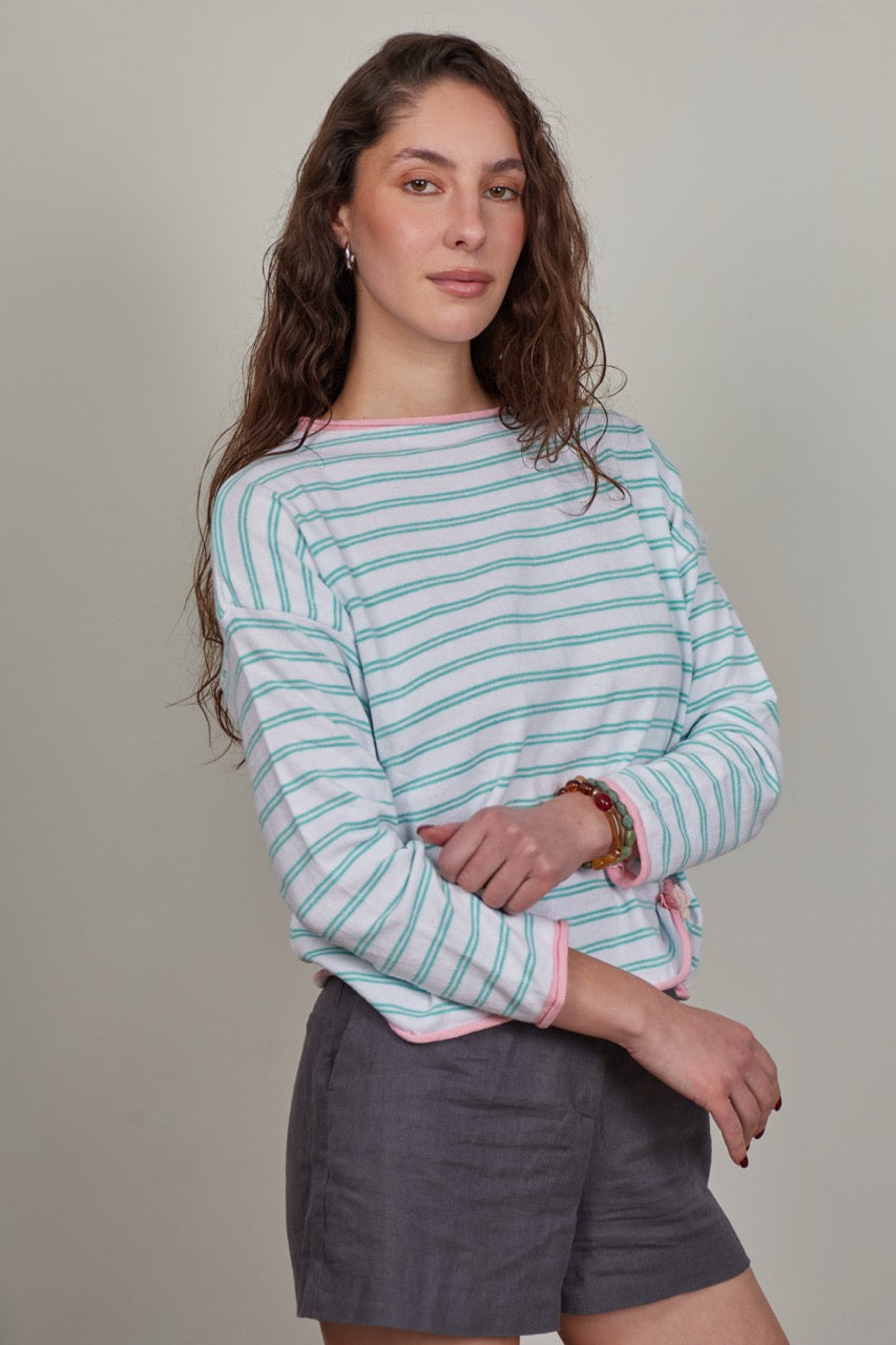 Sweater Algodón Nemi Blanco
