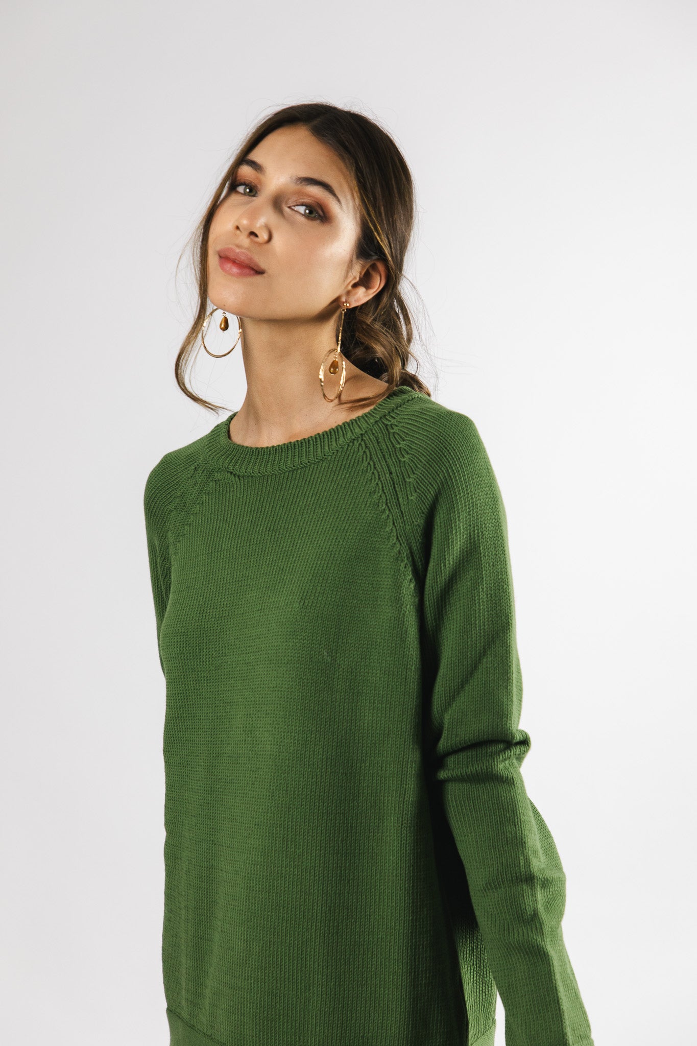 Sweater Algodón Niki Verde