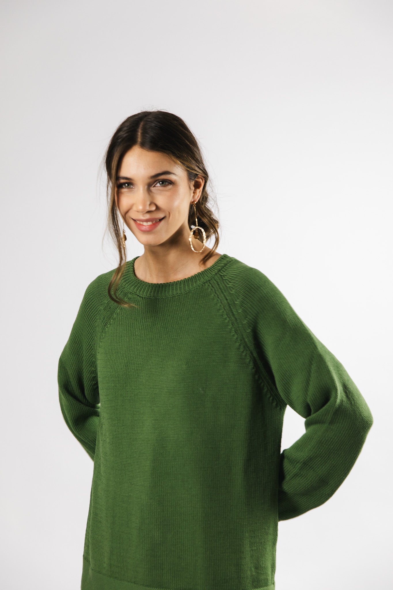 Sweater Algodón Niki Verde