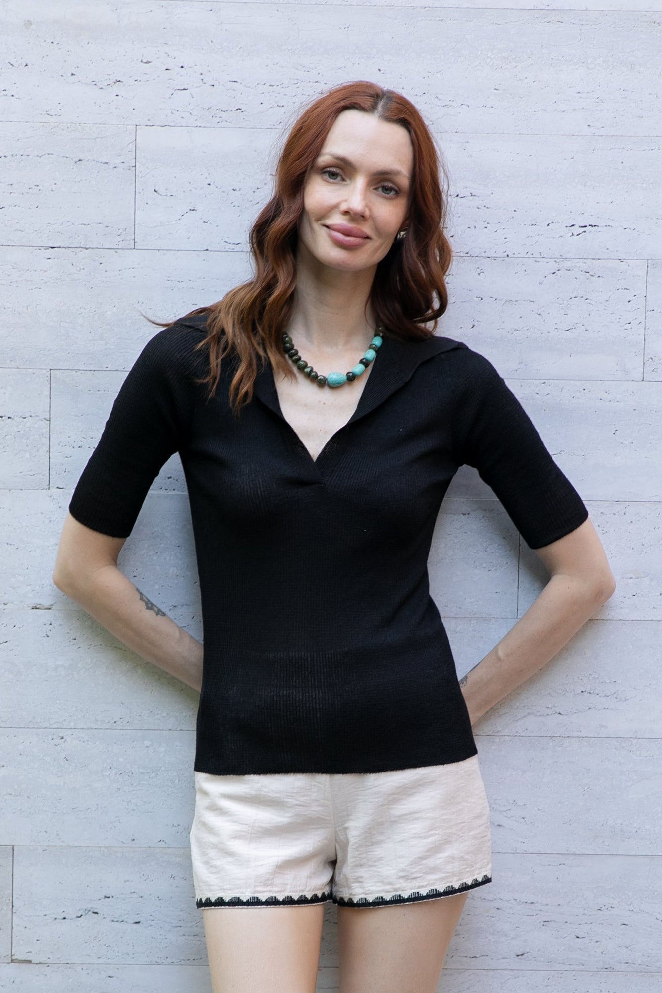 Polera Clara Negro