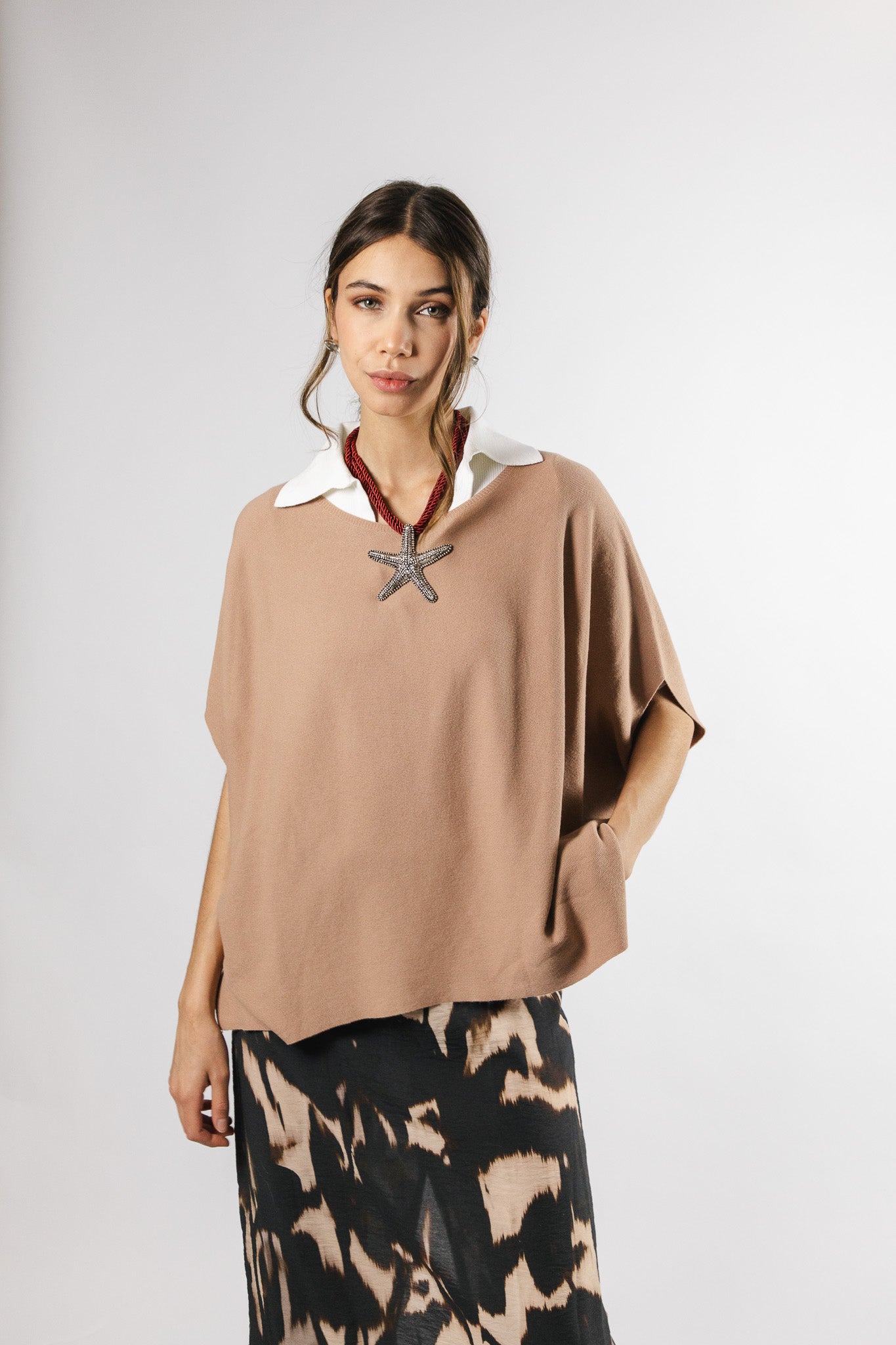 Polera Viscosa Noelia Beige