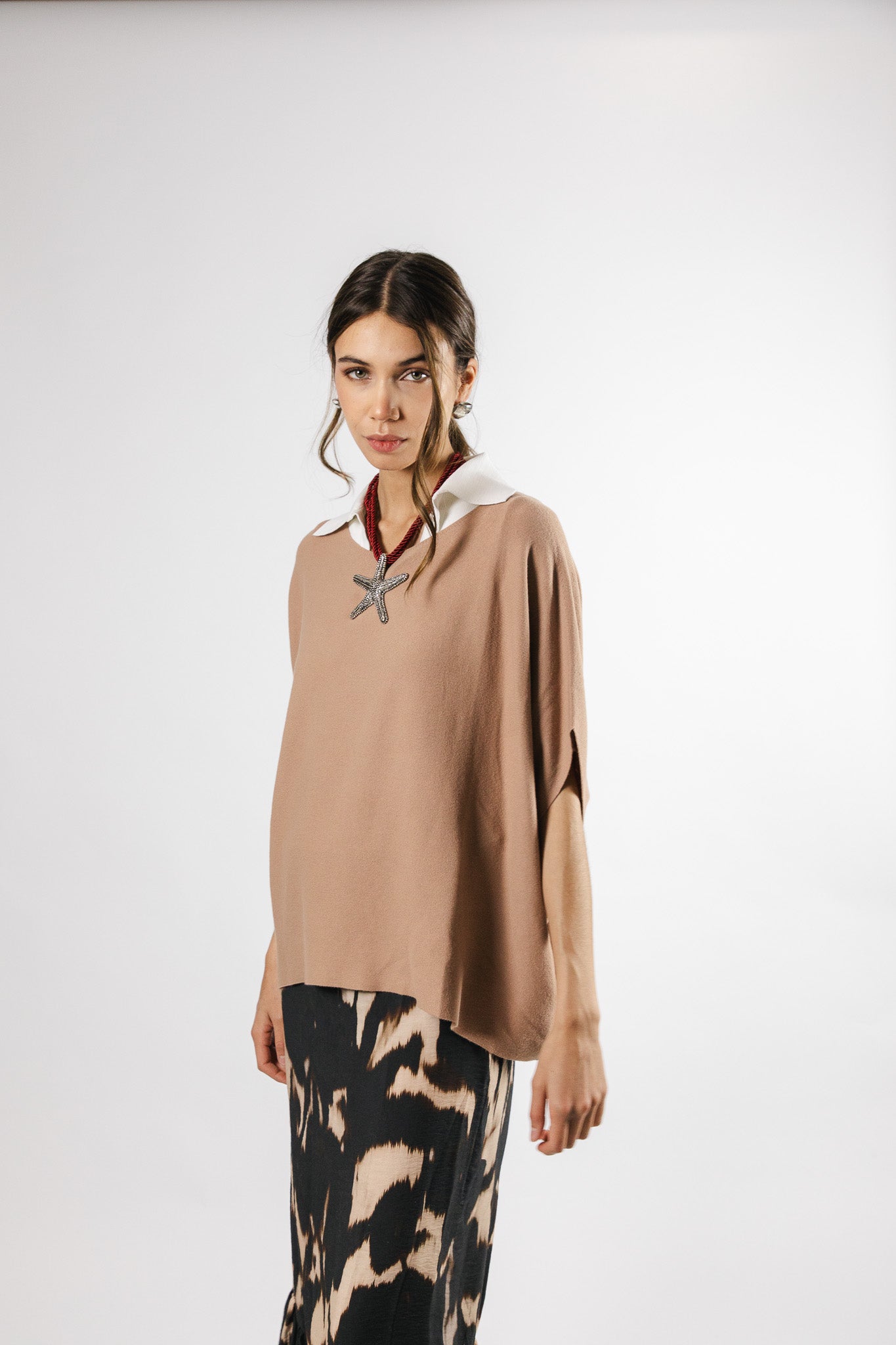 Polera Viscosa Noelia Beige