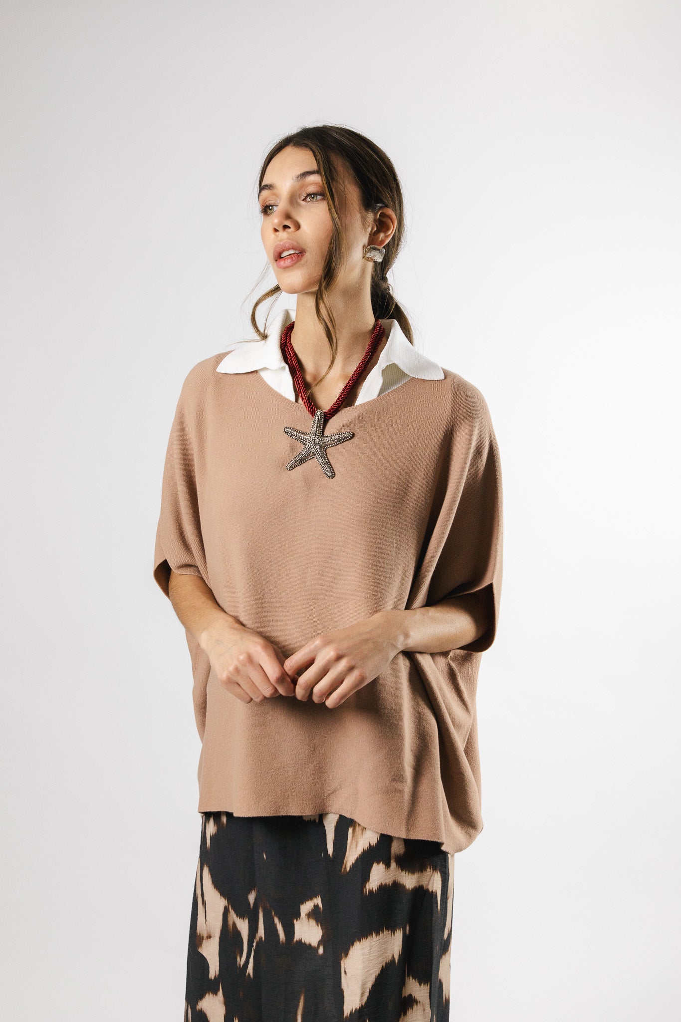 Polera Viscosa Noelia Beige