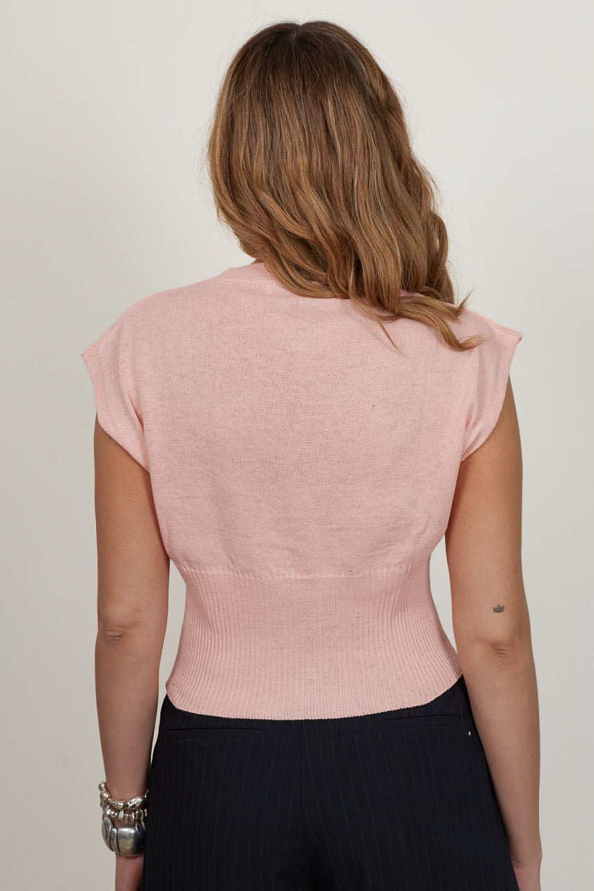 Top Algodón Noto Rosado