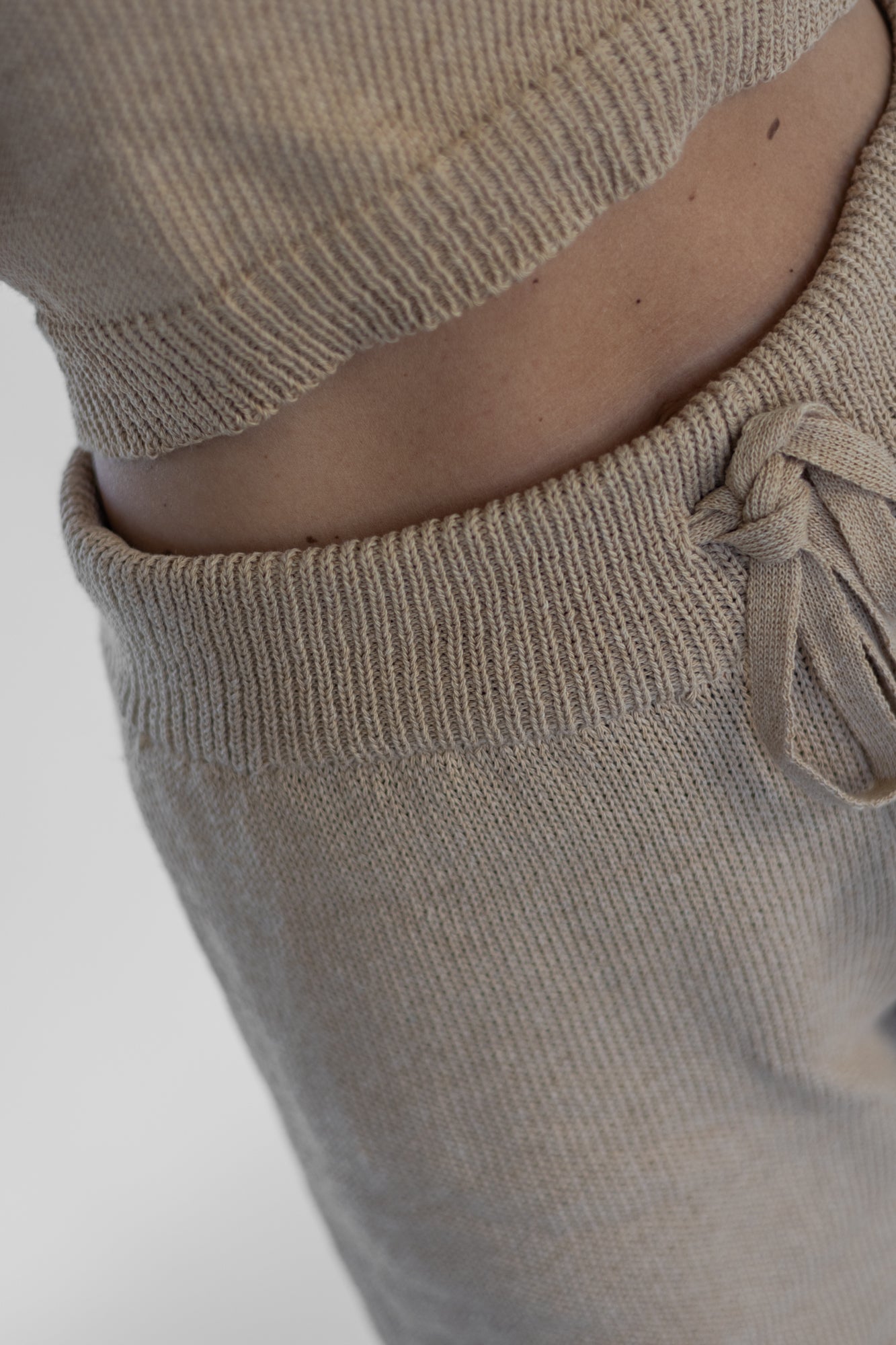 Short Lino y Algodón Silvia Beige