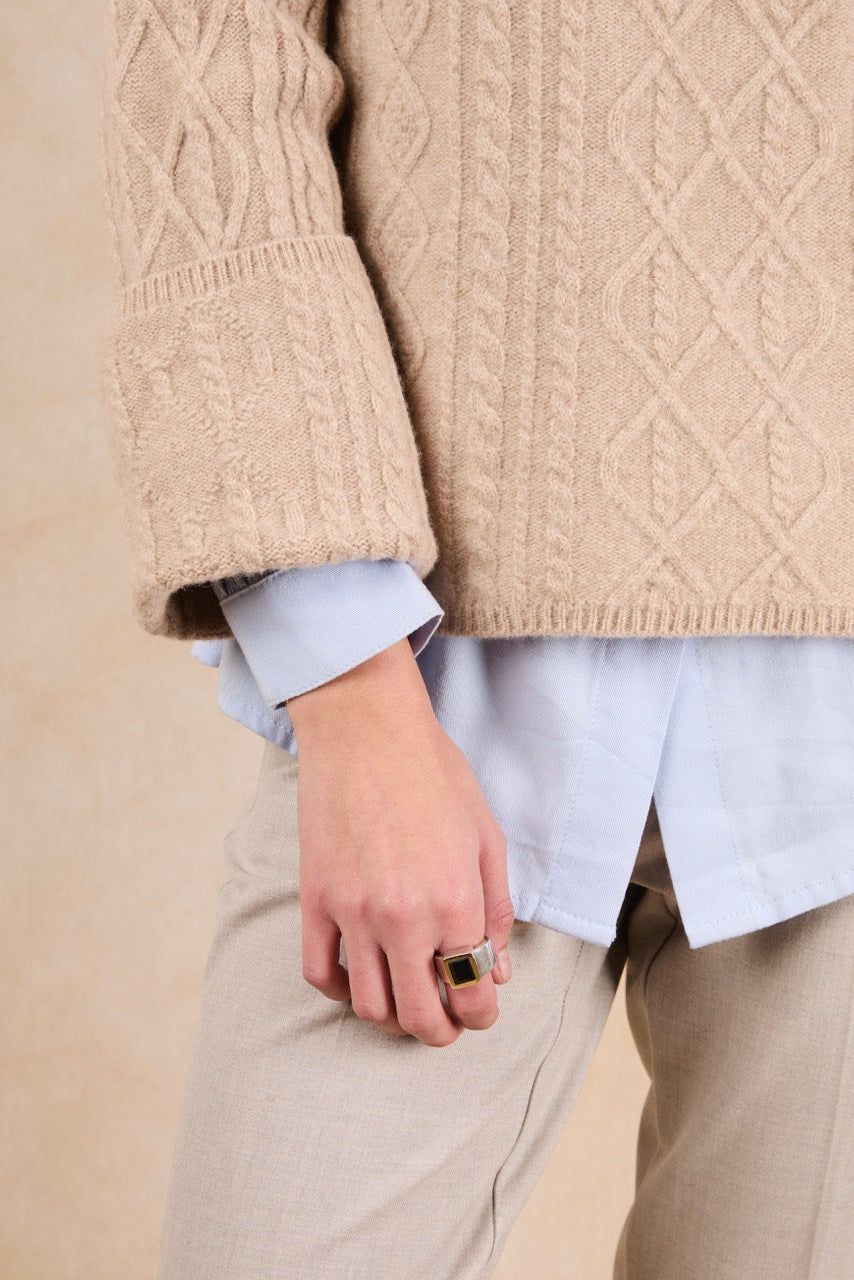Sweater Blend Lana Charlote Taupe
