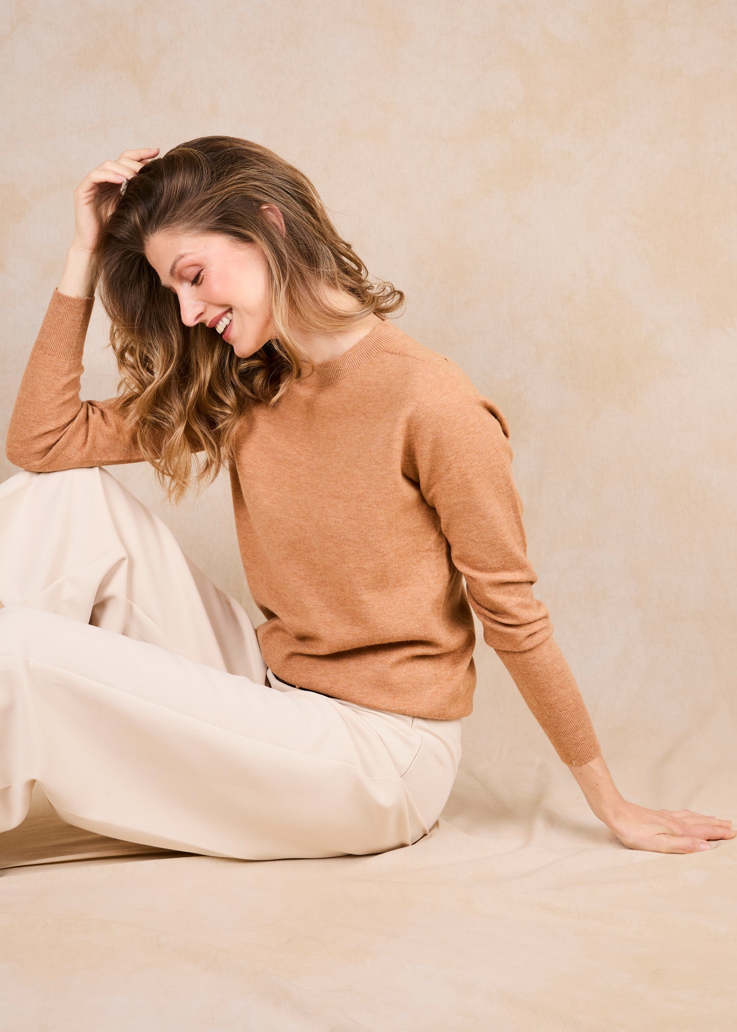 Sweater Cashmere Vilma Camel
