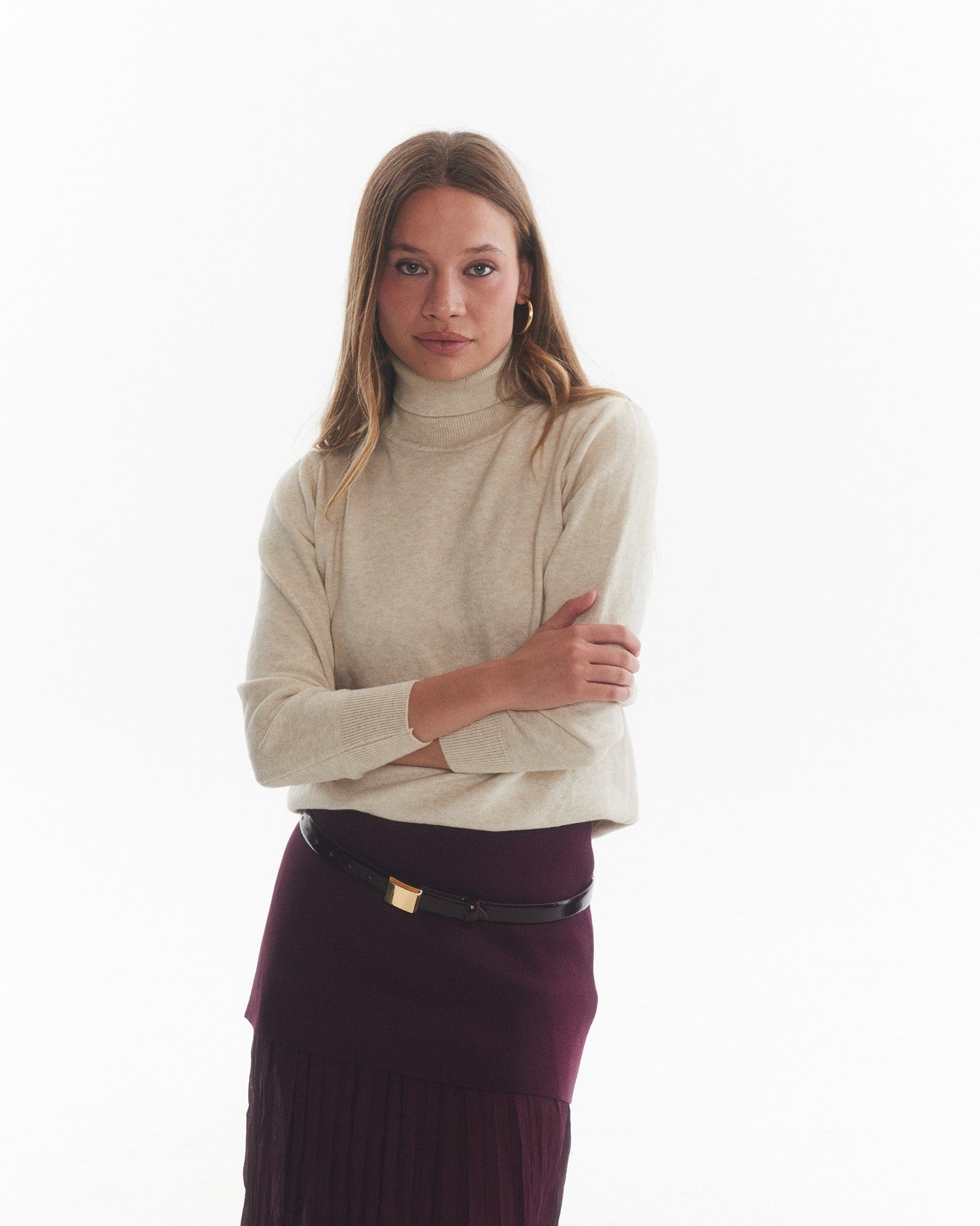 Beatle Cashmere Pauline Beige