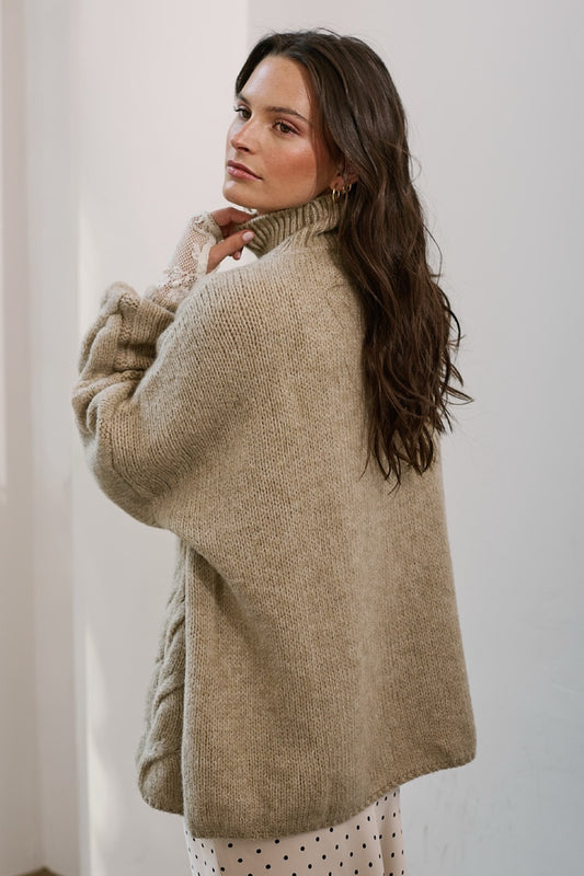 Outter Blend Lana Prato Beige Vista Posterior