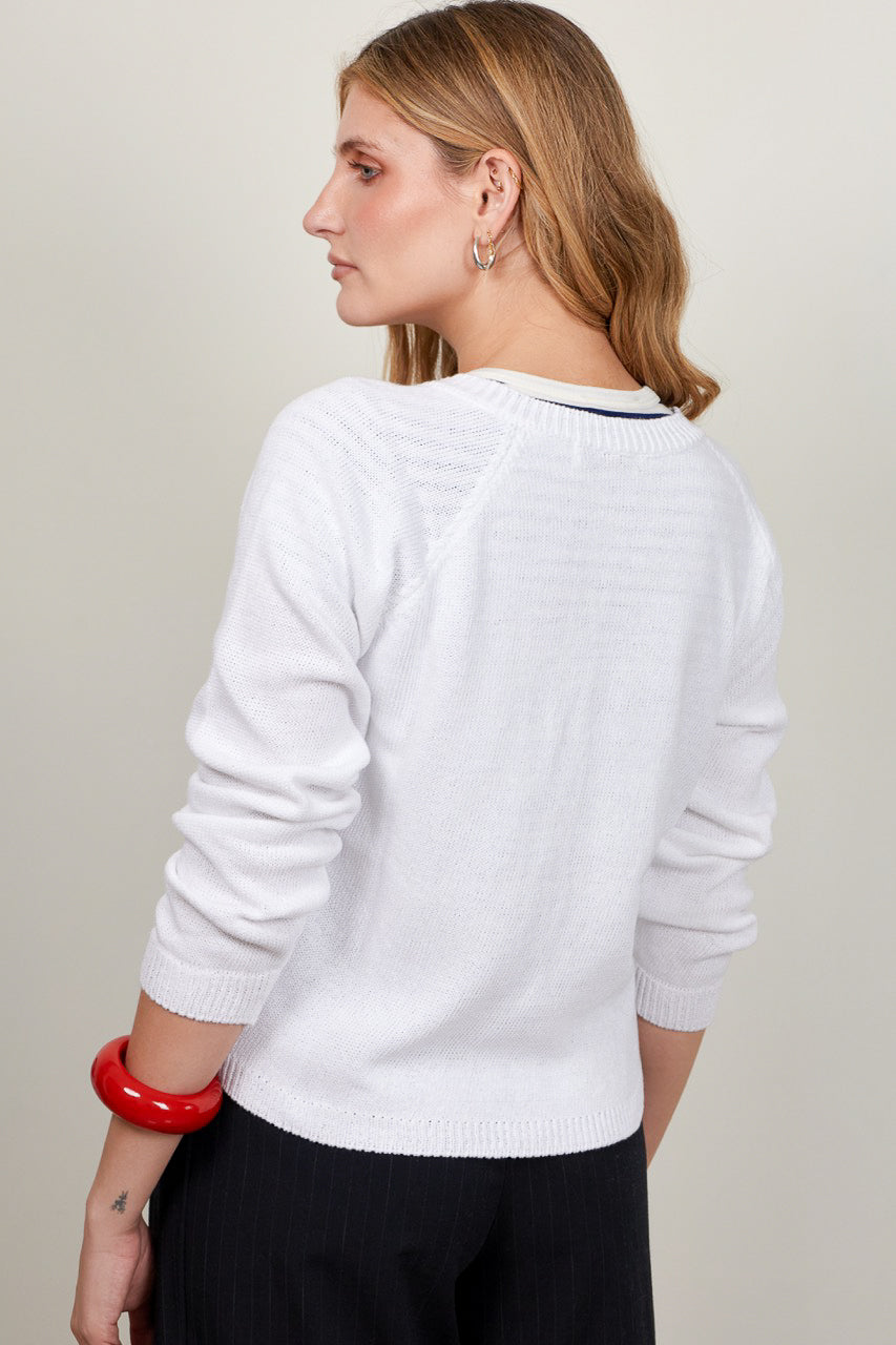 Chaleco Algodón Riva Blanco